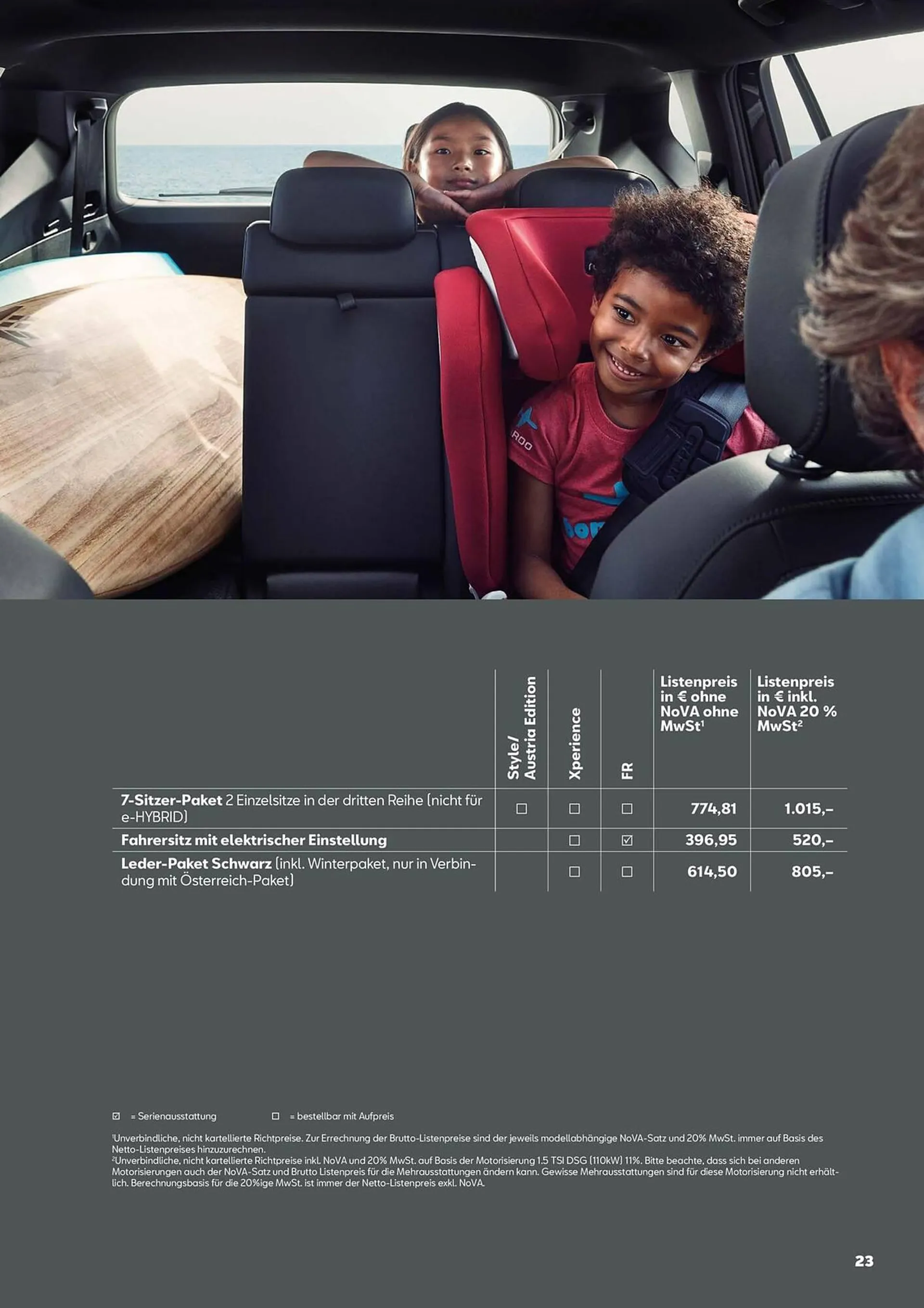 Seat Tarraco Flugblatt von 3. November bis 3. November 2024 - Flugblätt seite  23