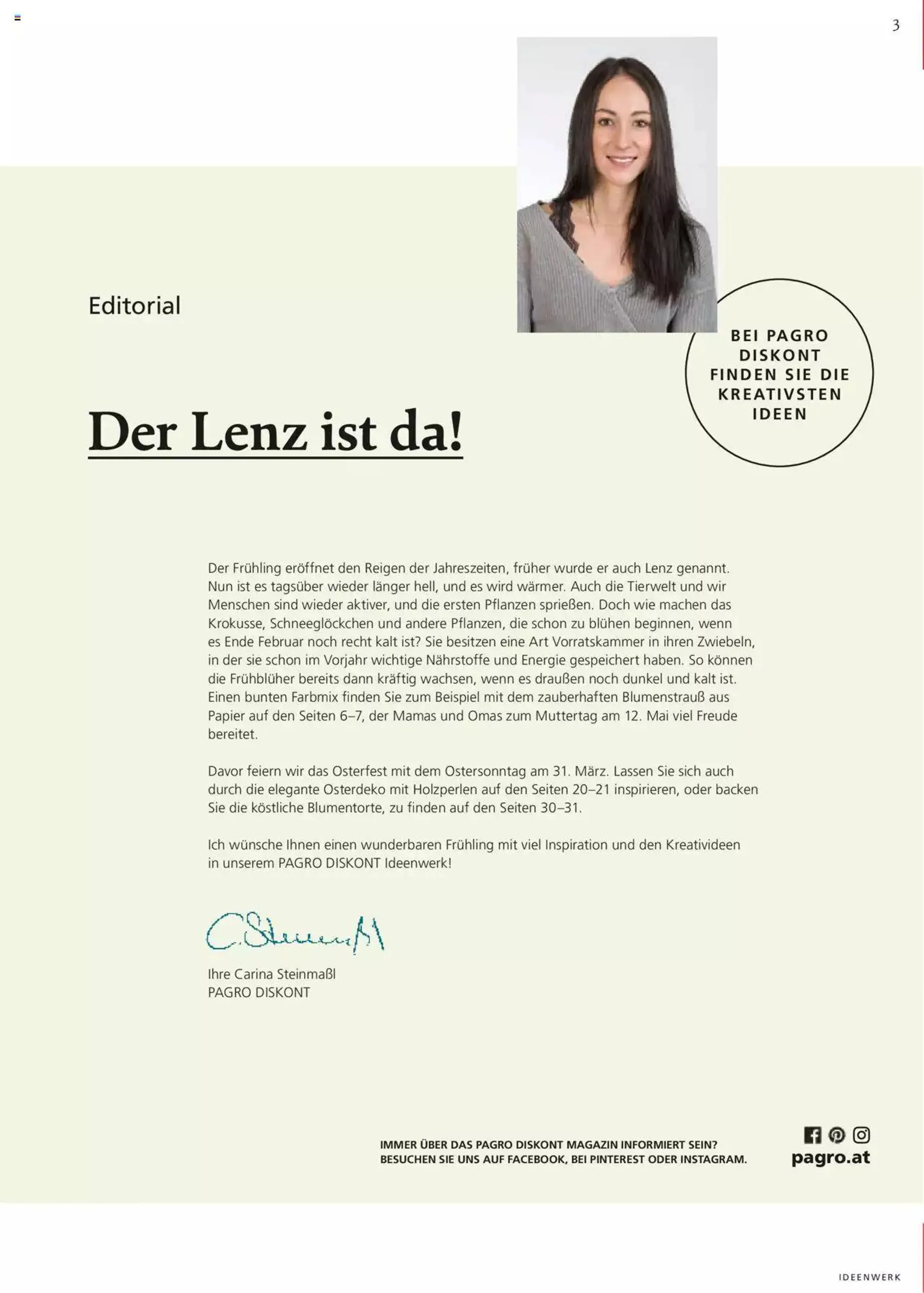 Pagro-Diskont Ideenwerk von 29. Februar bis 31. Dezember 2024 - Flugblätt seite  3