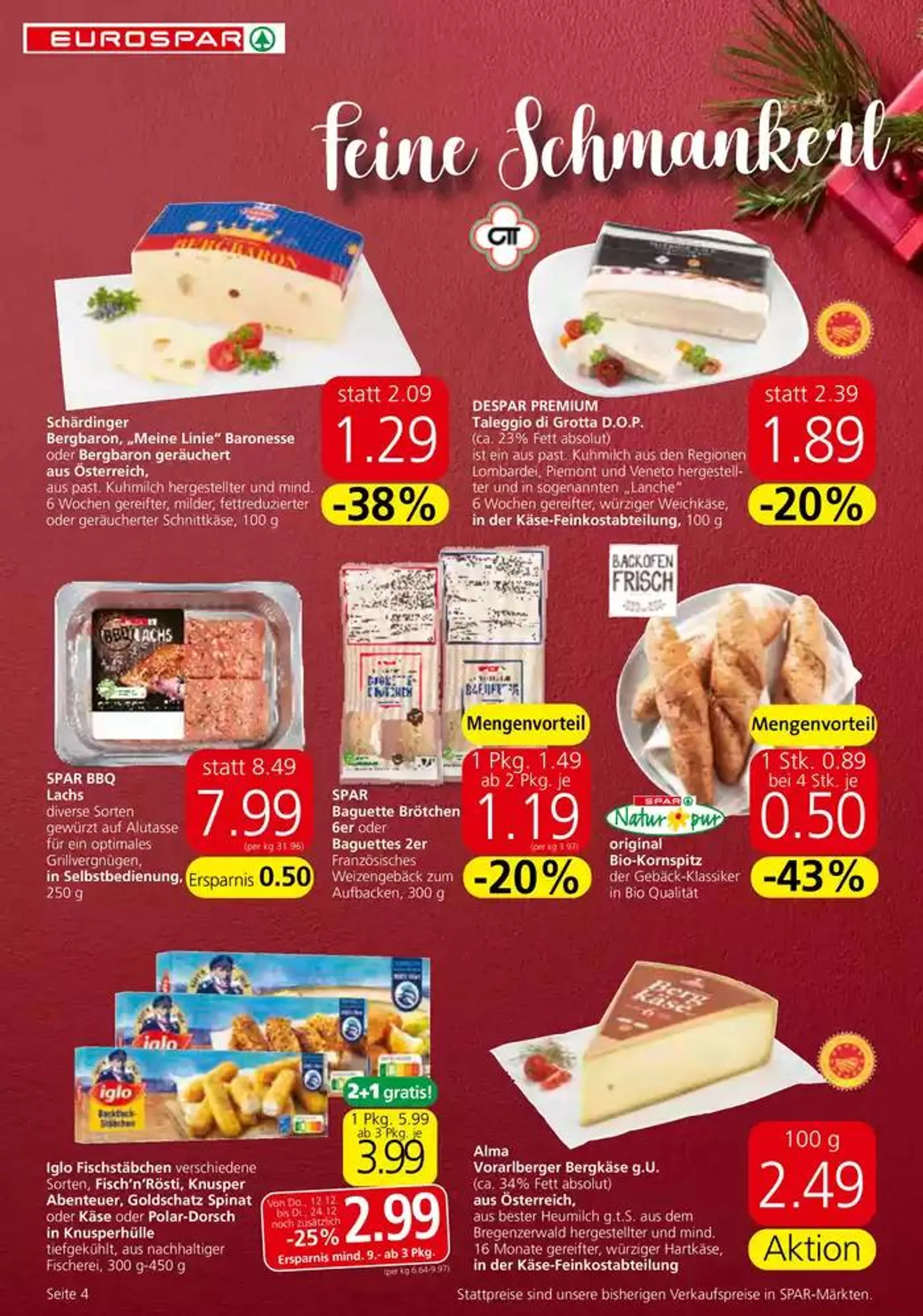 Unsere besten Schnäppchen von 11. Dezember bis 25. Dezember 2024 - Flugblätt seite  4