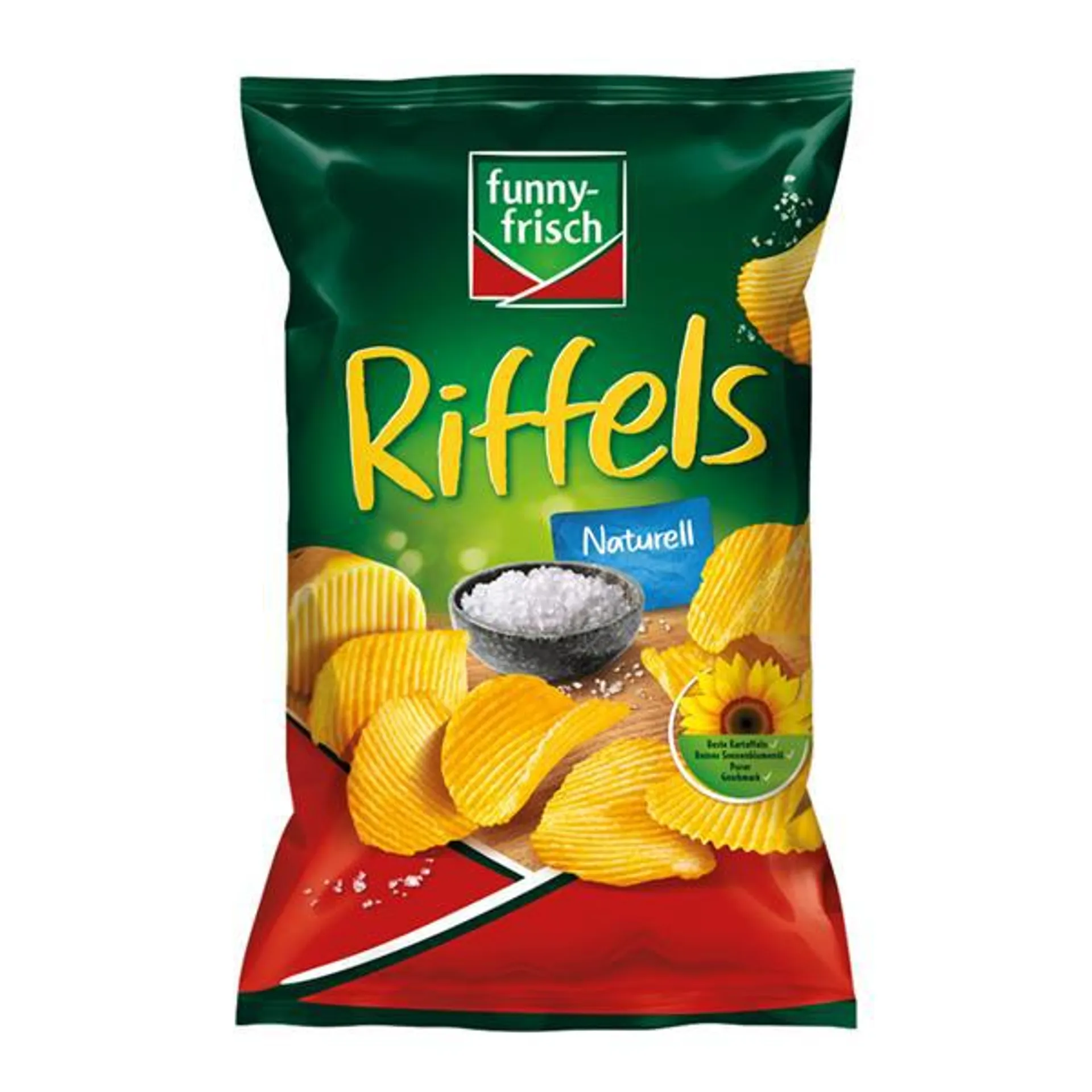 Funny Frisch Riffels Chips Naturell