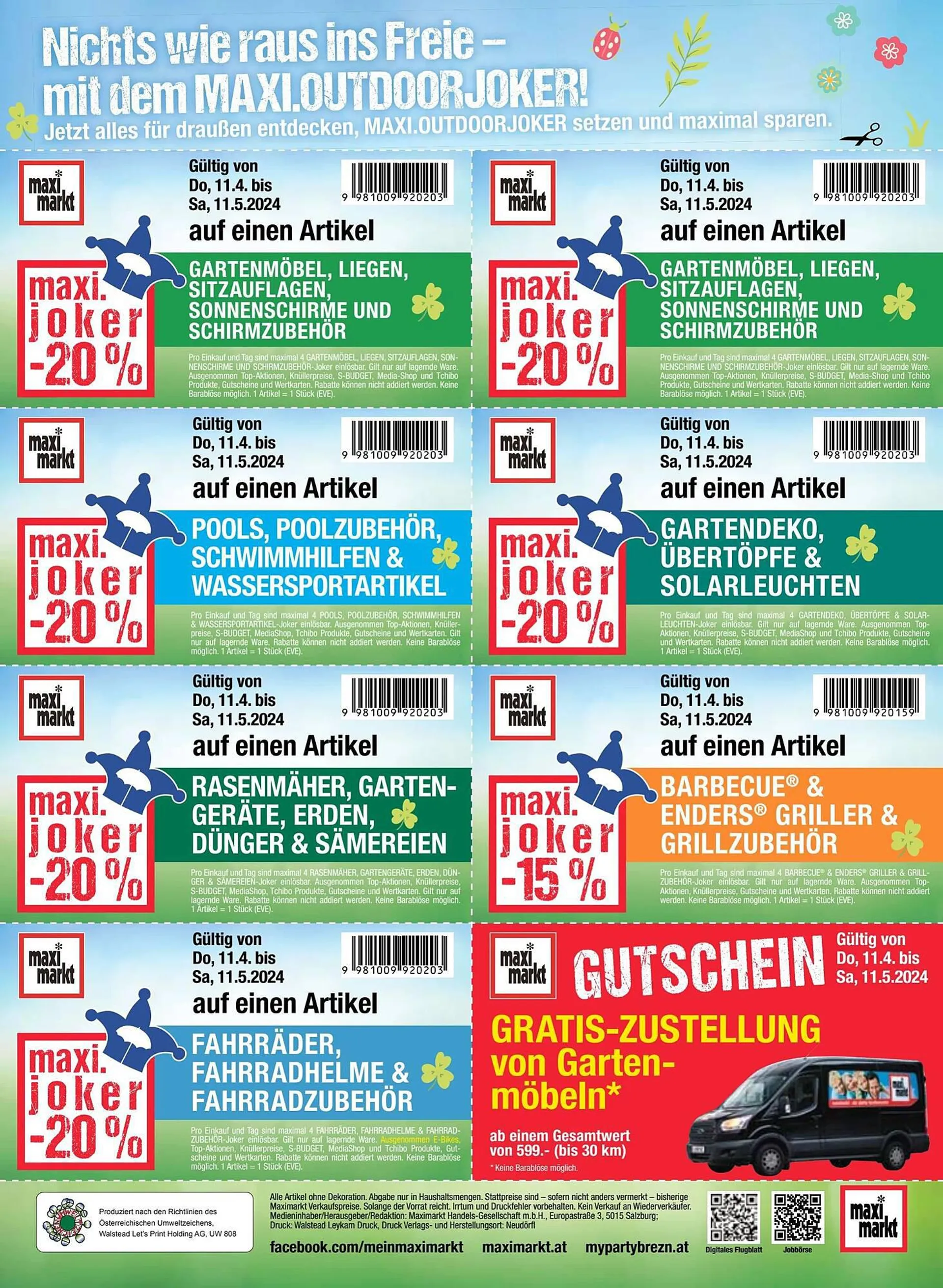 Maximarkt Flugblatt von 11. April bis 11. Mai 2024 - Flugblätt seite  24