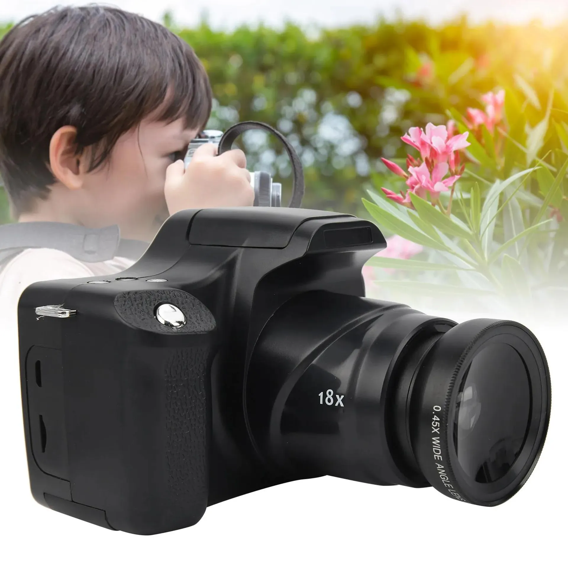 3.0 in LCD Screen 18X Zoom HD SLR Camera Long Focal Length Portable Digital Camera