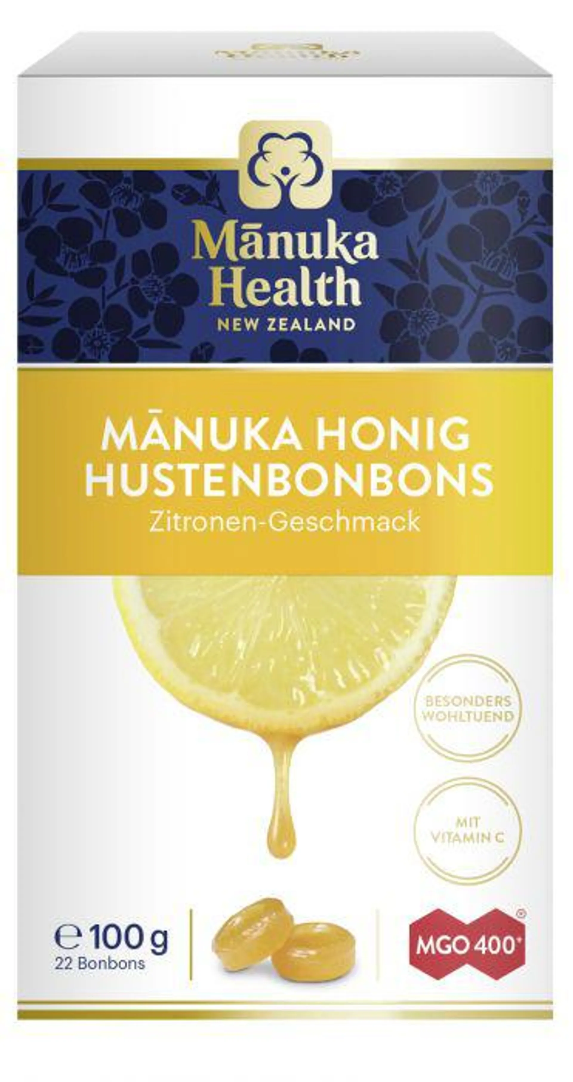 Manuka Health Manuka Hustenbonbons MGO400+ Zitrone 100g