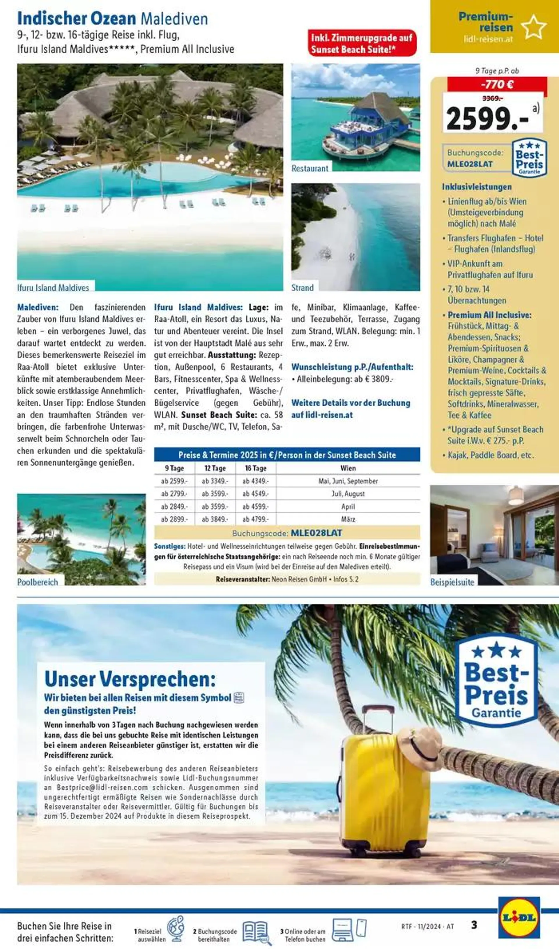 Aktuelle Reiseprospekte Themenprospekt November von 13. November bis 15. Dezember 2024 - Flugblätt seite  3