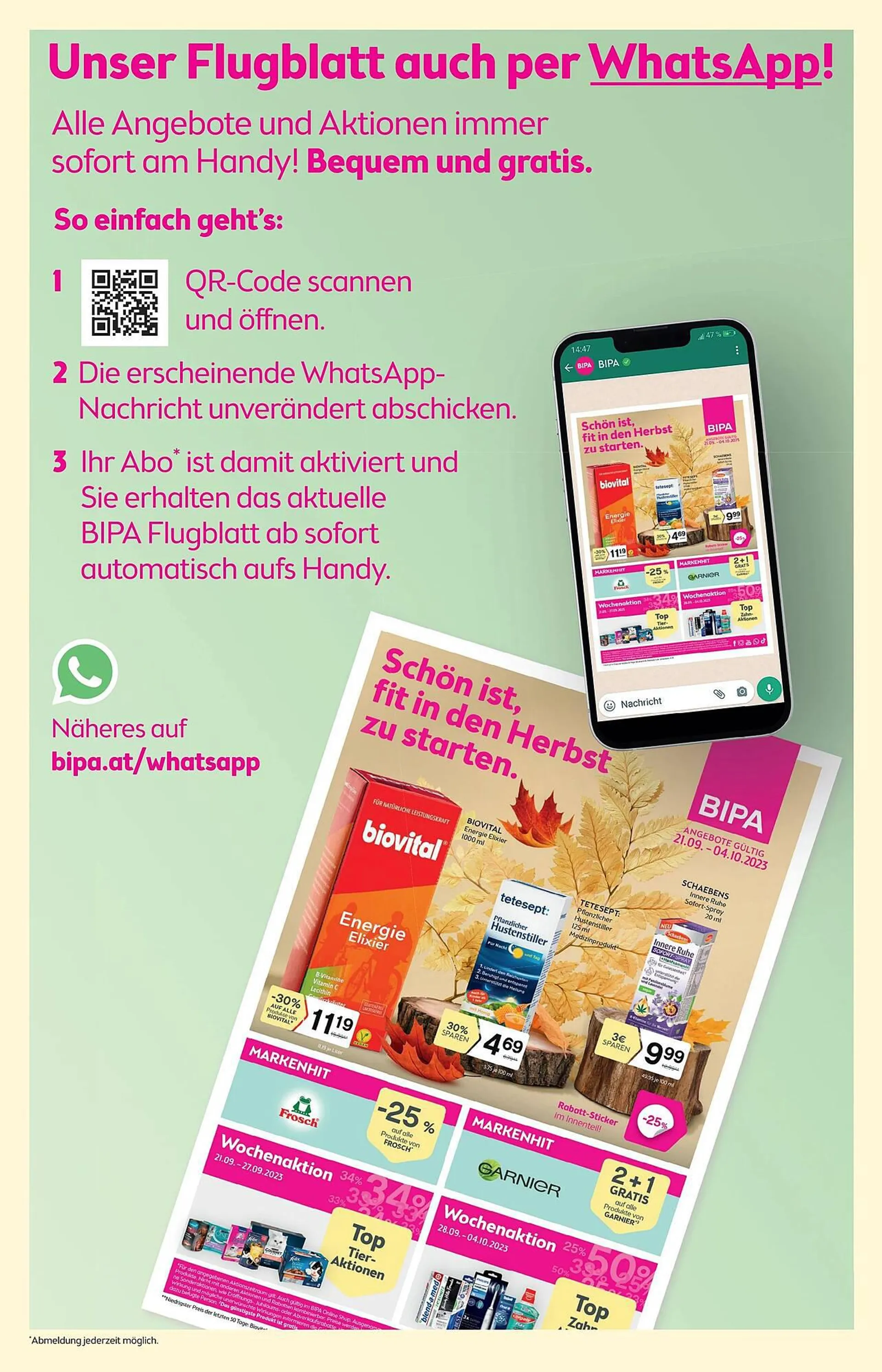Bipa Flugblatt von 20. September bis 4. Oktober 2023 - Flugblätt seite  11