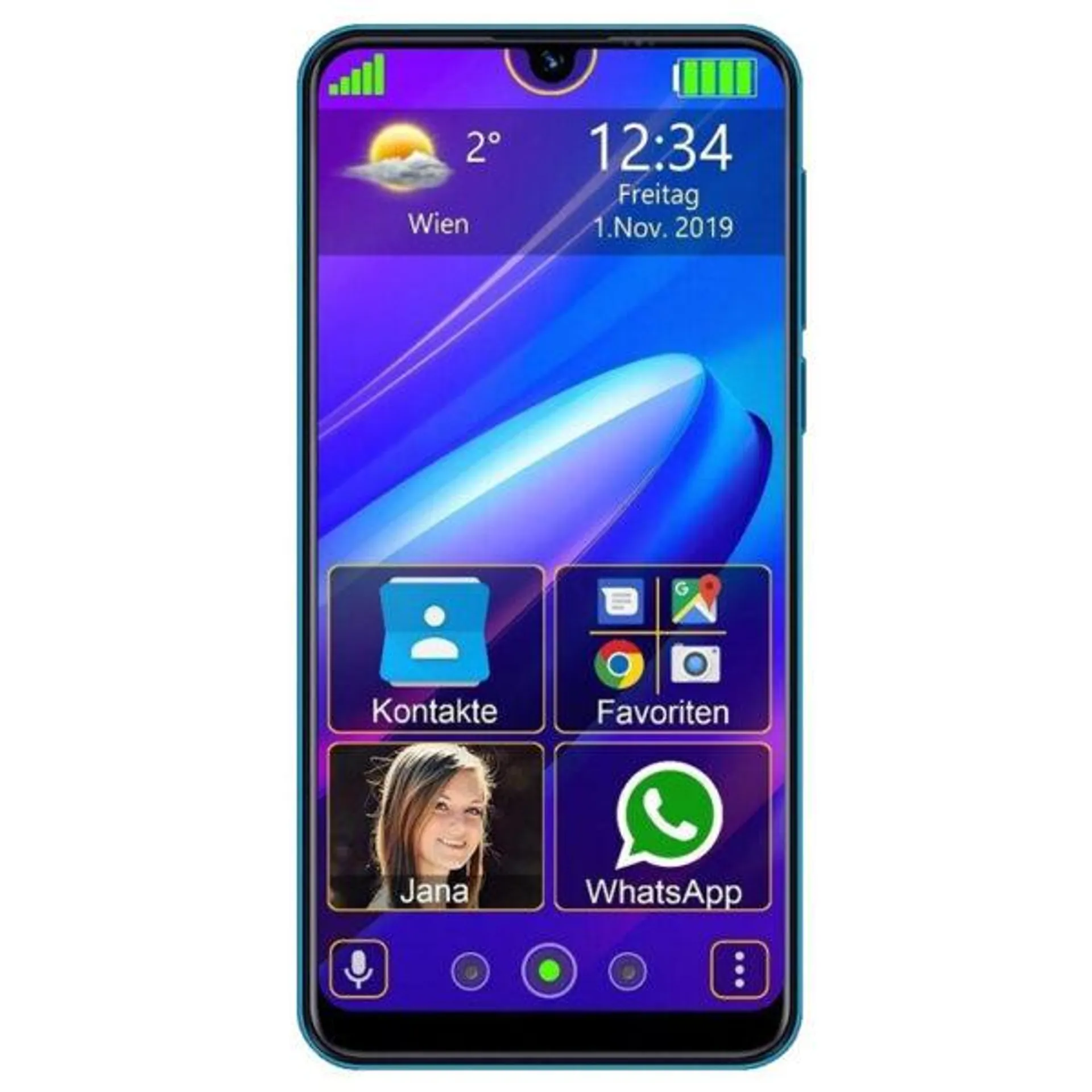 Bea-fon M6 Premium – Mobiltelefon – 13 MP 32 GB – Blau