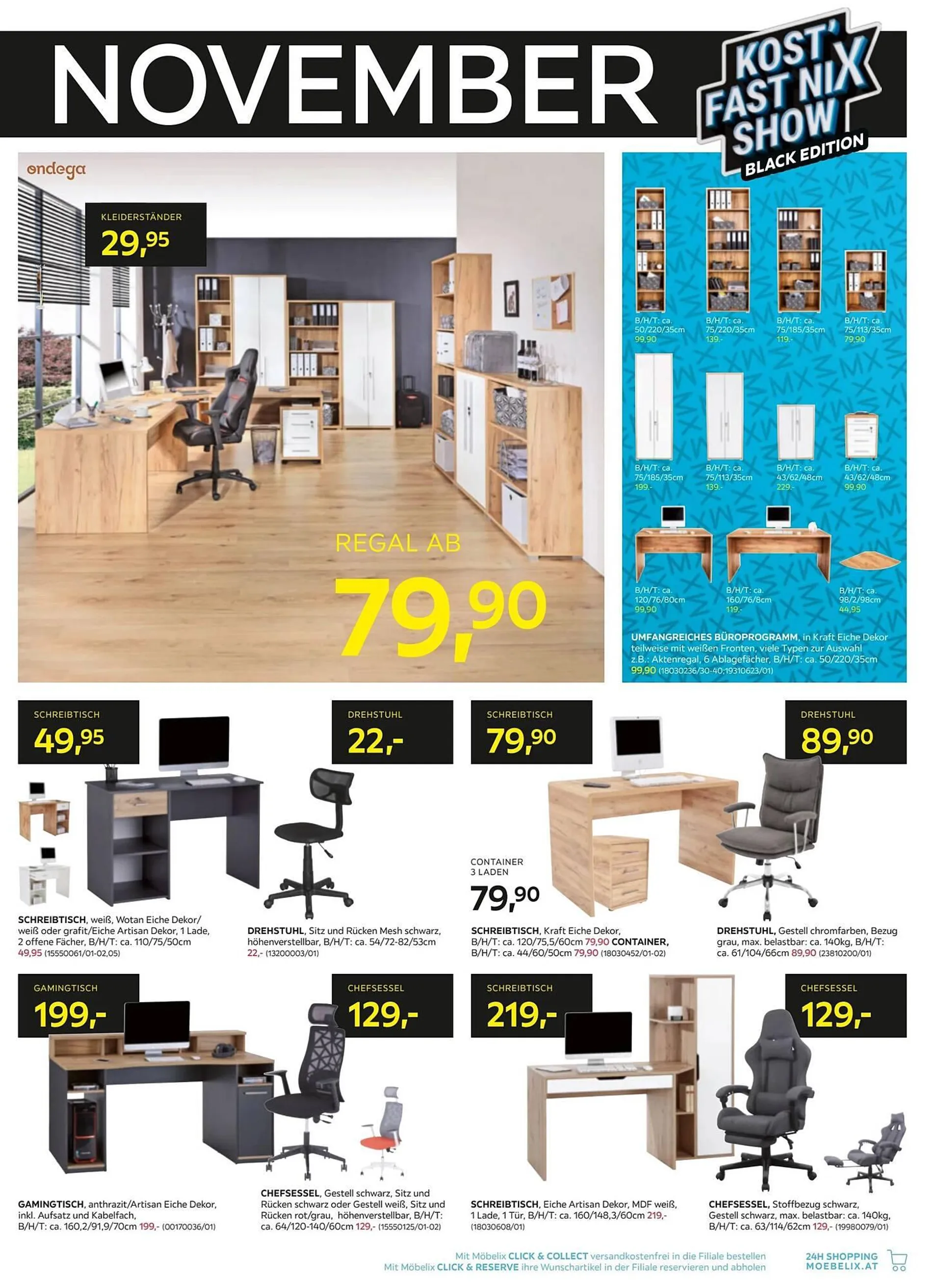 Möbelix Flugblatt von 25. November bis 4. Dezember 2024 - Flugblätt seite  23