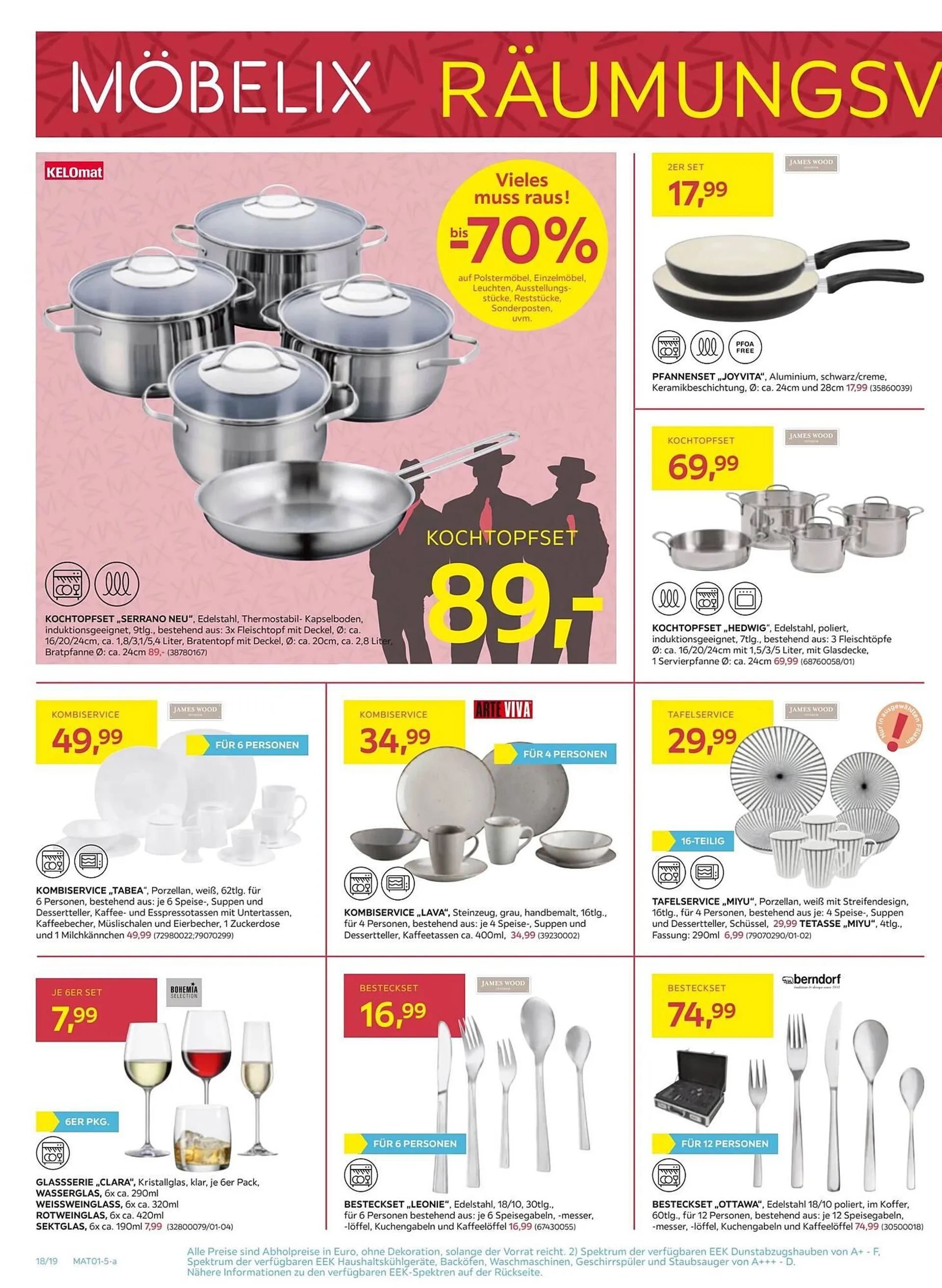 Möbelix Flugblatt von 23. Dezember bis 7. Jänner 2025 - Flugblätt seite  18