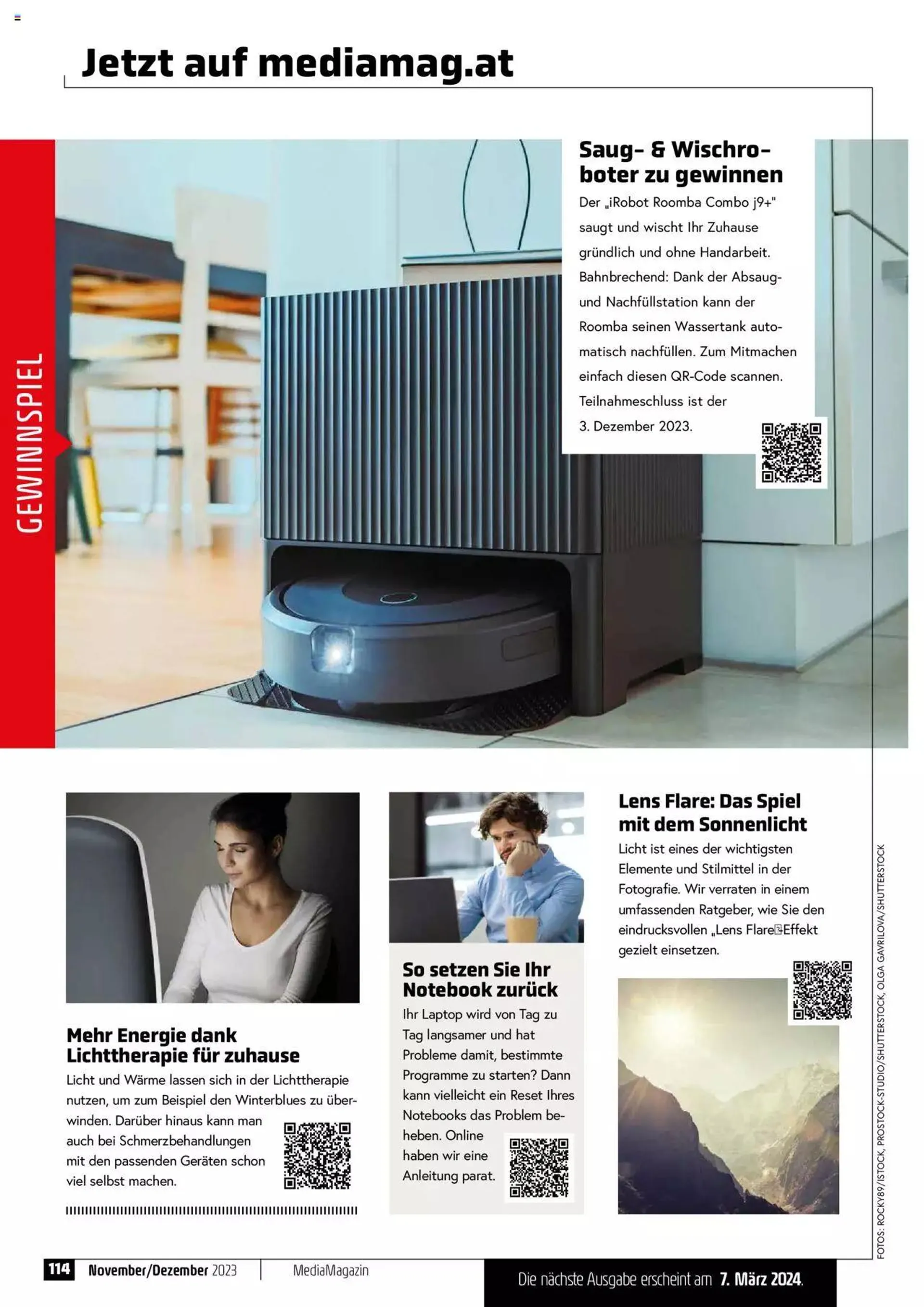 Media Markt Angebote von 1. November bis 31. Dezember 2023 - Flugblätt seite  114