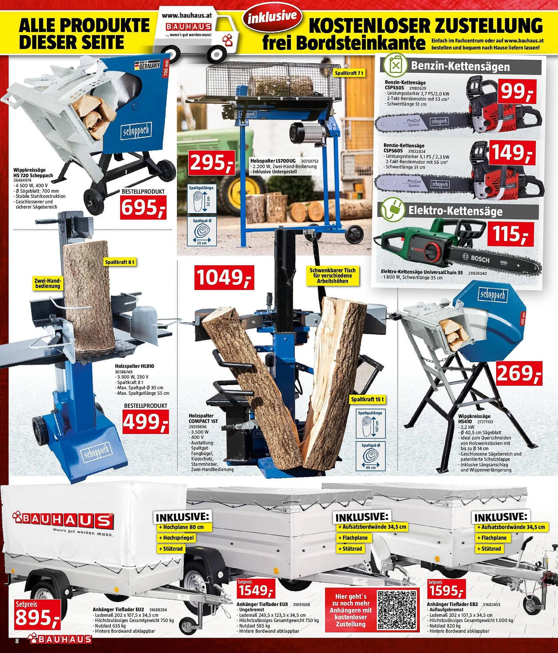 Bauhaus Flugblatt von 25. August bis 15. September 2024 - Flugblätt seite  8