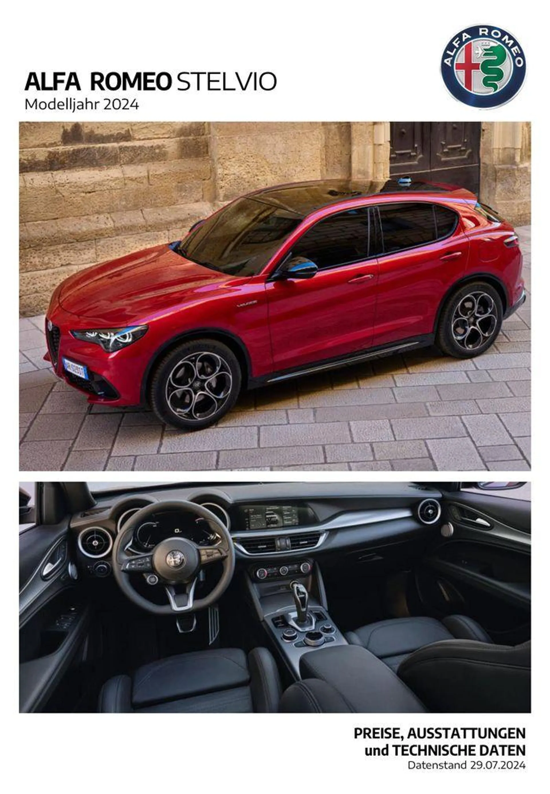 Alfa Romeo Stelvio von 24. Juli bis 24. Juli 2025 - Flugblätt seite  1