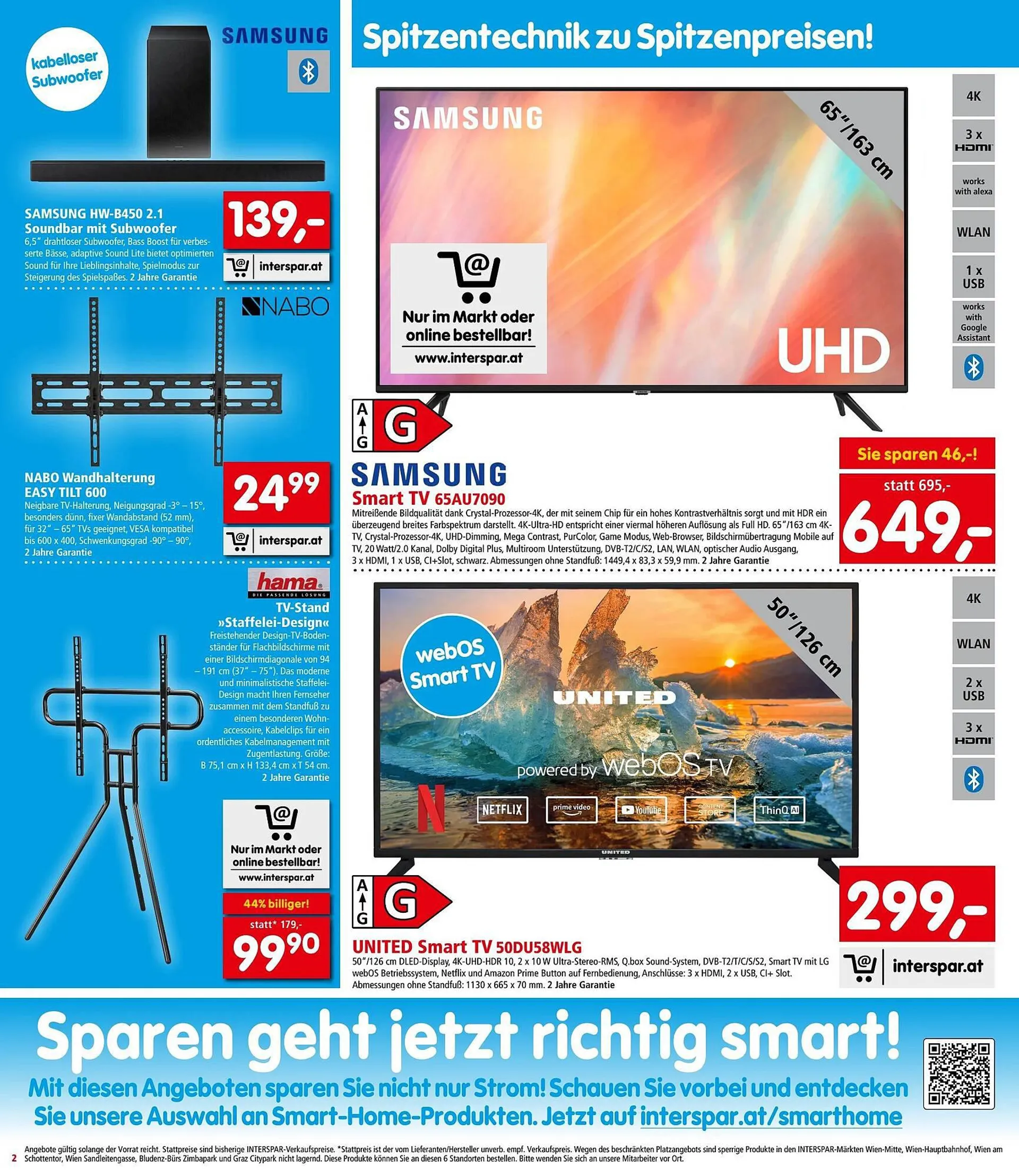 Interspar Flugblatt von 21. September bis 11. Oktober 2023 - Flugblätt seite  2