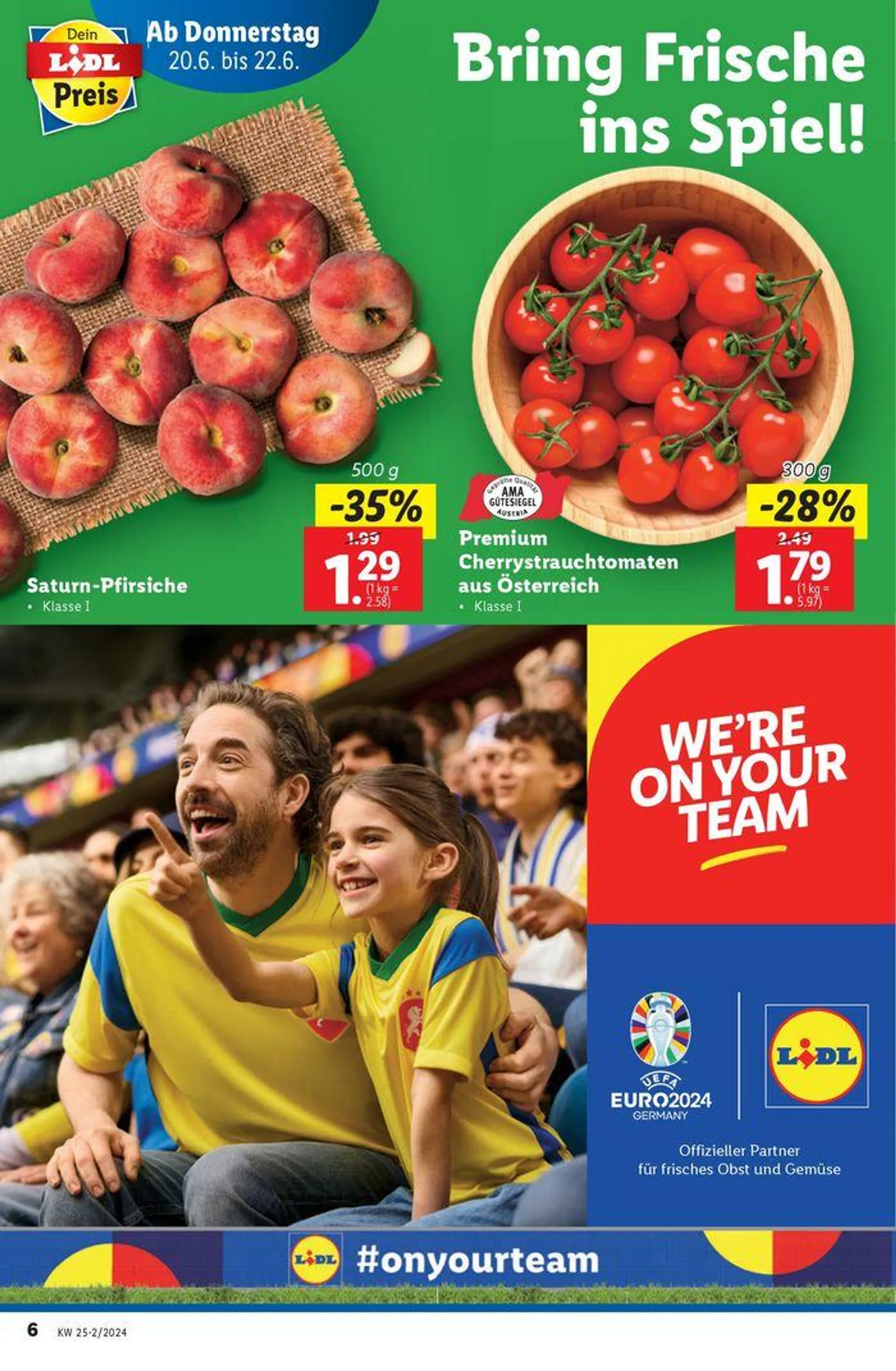 Flugblatt Lidl von 20. Juni bis 26. Juni 2024 - Flugblätt seite  6