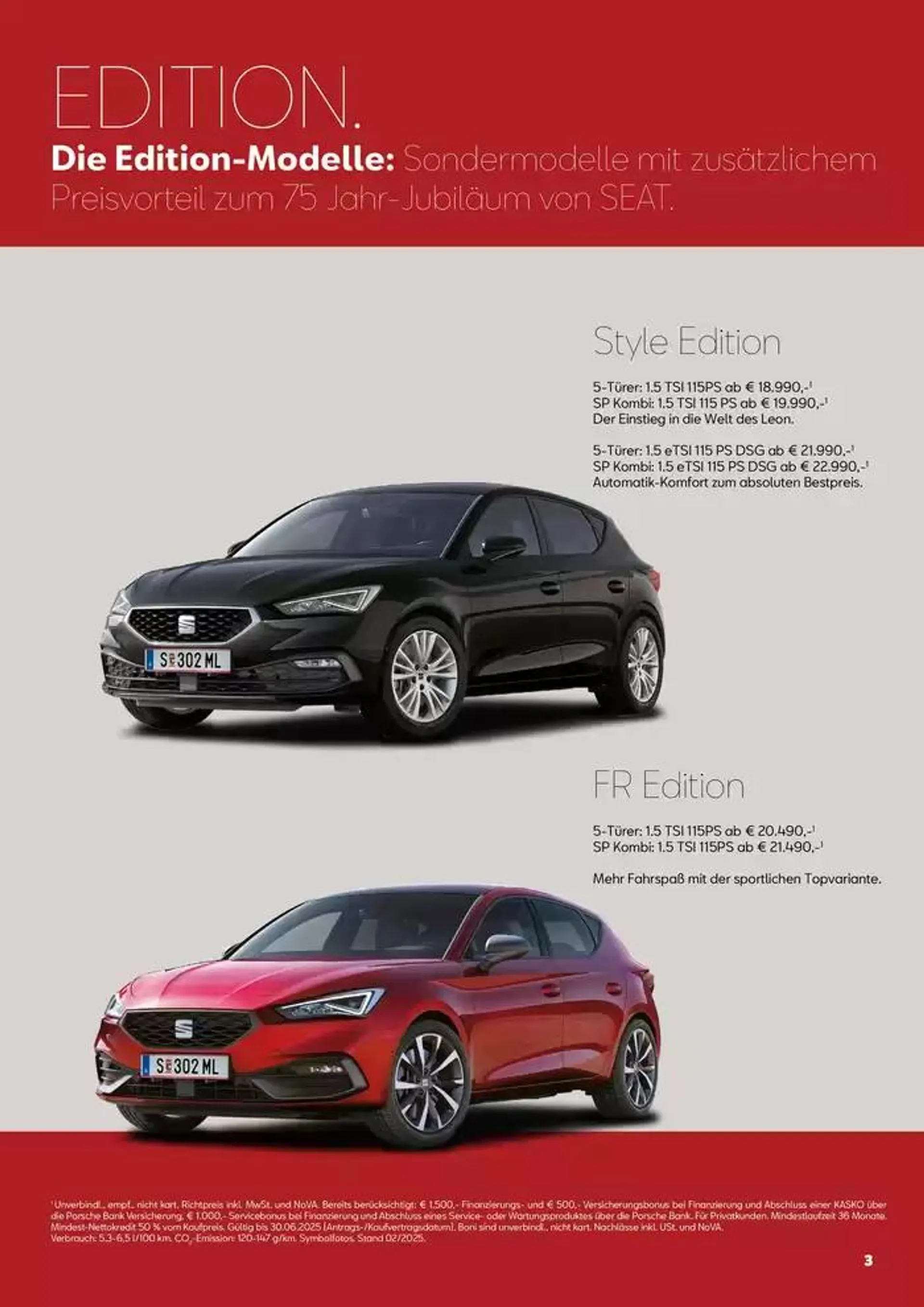 Seat Leon von 31. Jänner bis 22. Jänner 2026 - Flugblätt seite  3