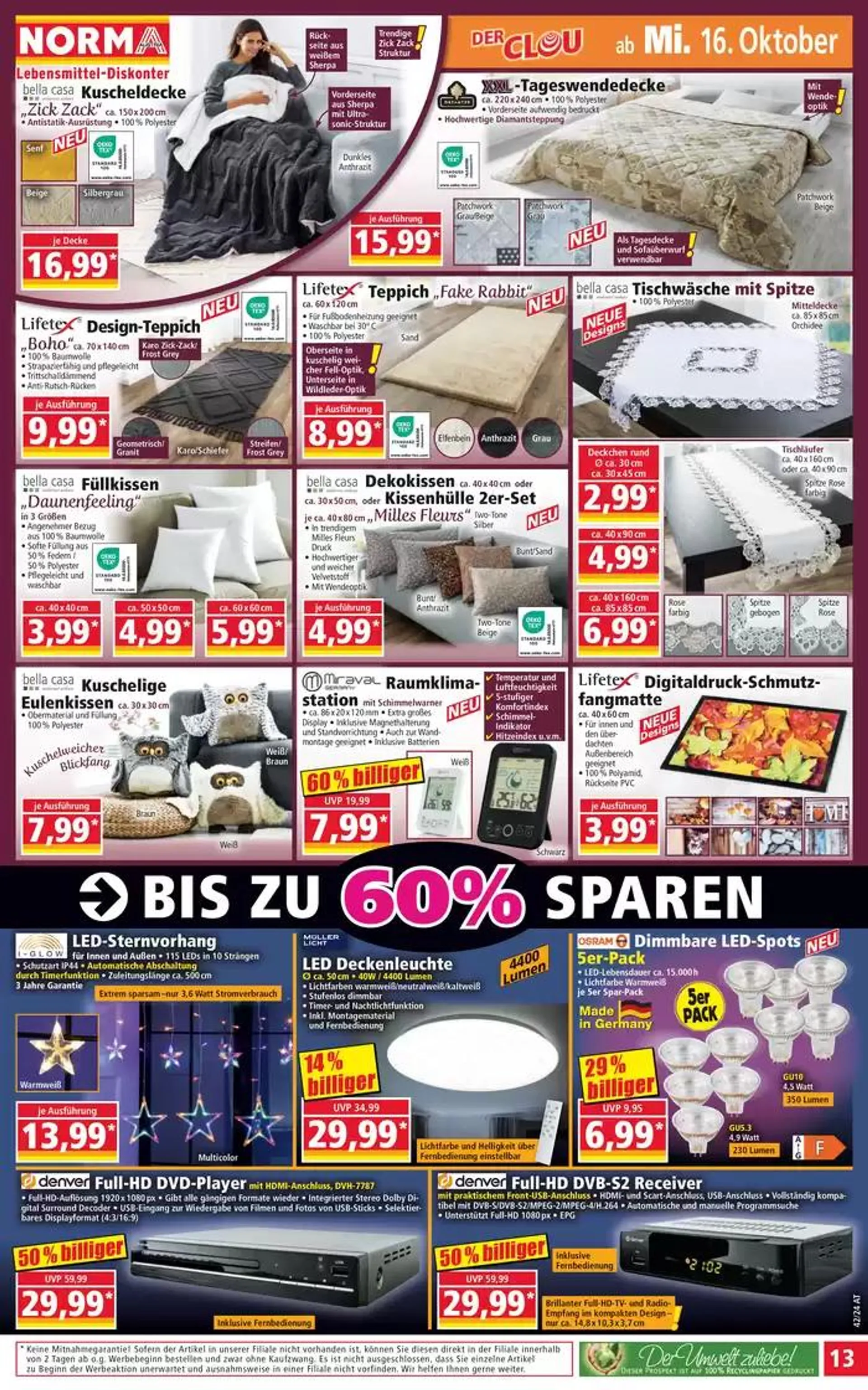 Top-Deals und Rabatte von 14. Oktober bis 18. Oktober 2024 - Flugblätt seite  13