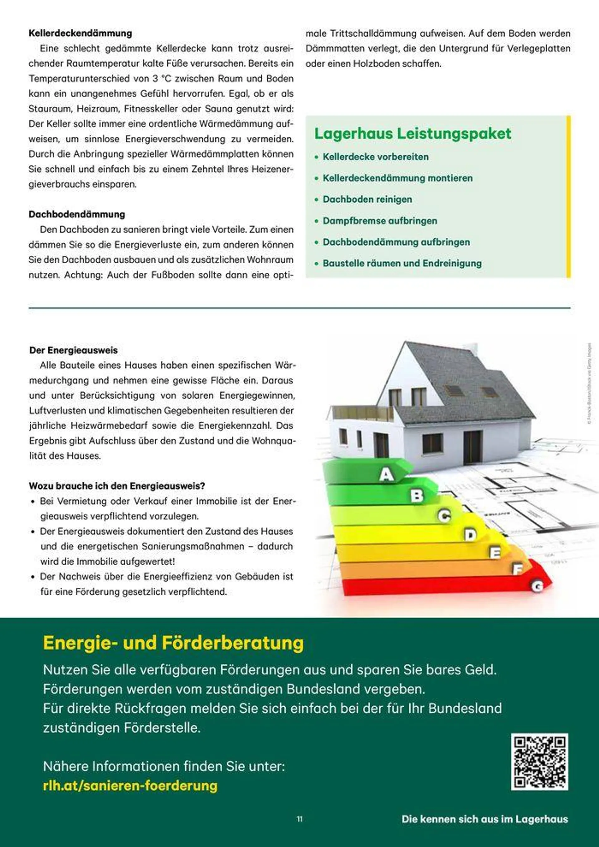 Beim Sanieren und Bauen den Profis vertrauen von 28. Februar bis 31. Dezember 2024 - Flugblätt seite  11