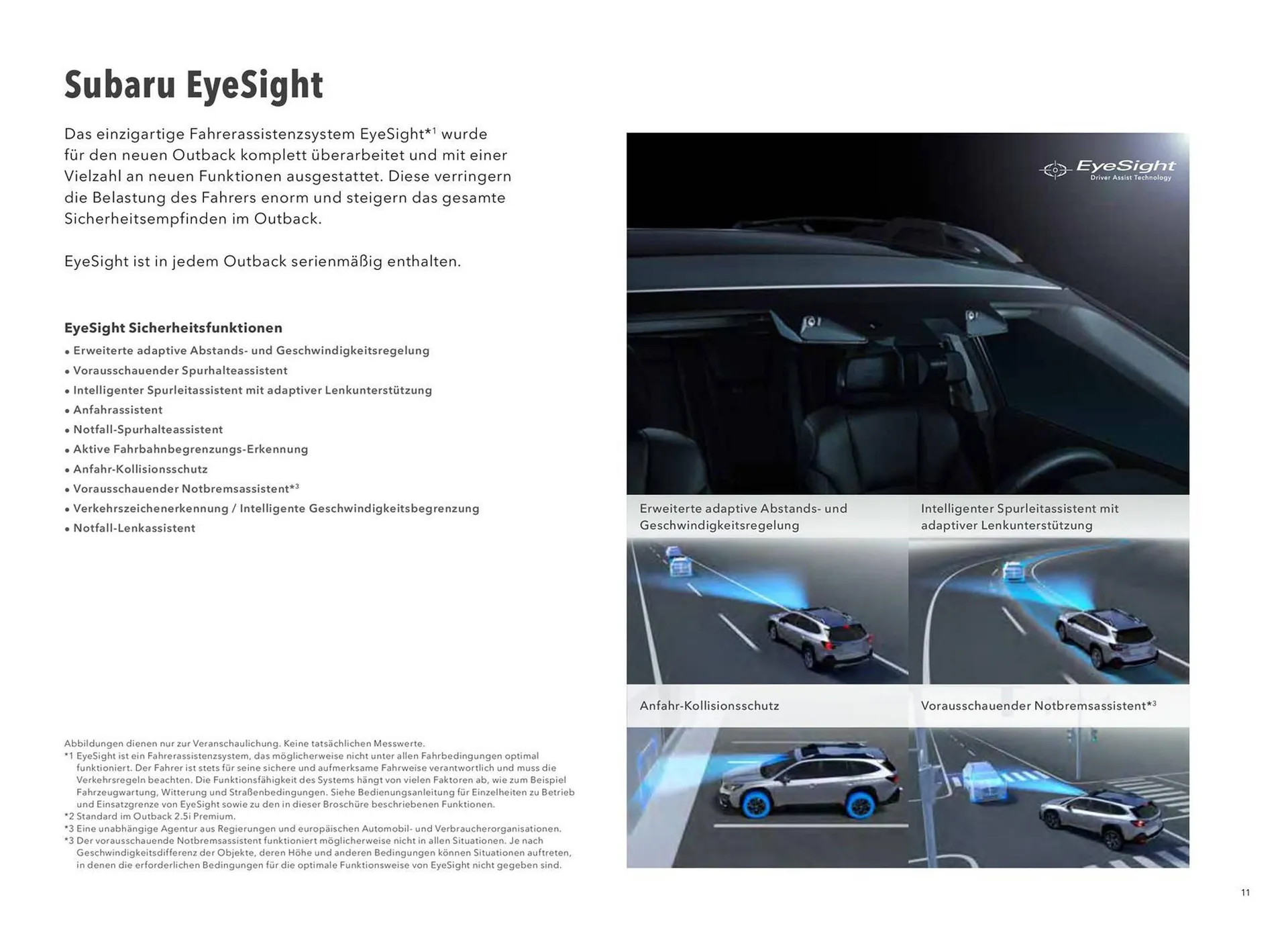 Subaru Outback Flugblatt von 3. November bis 3. November 2024 - Flugblätt seite  11