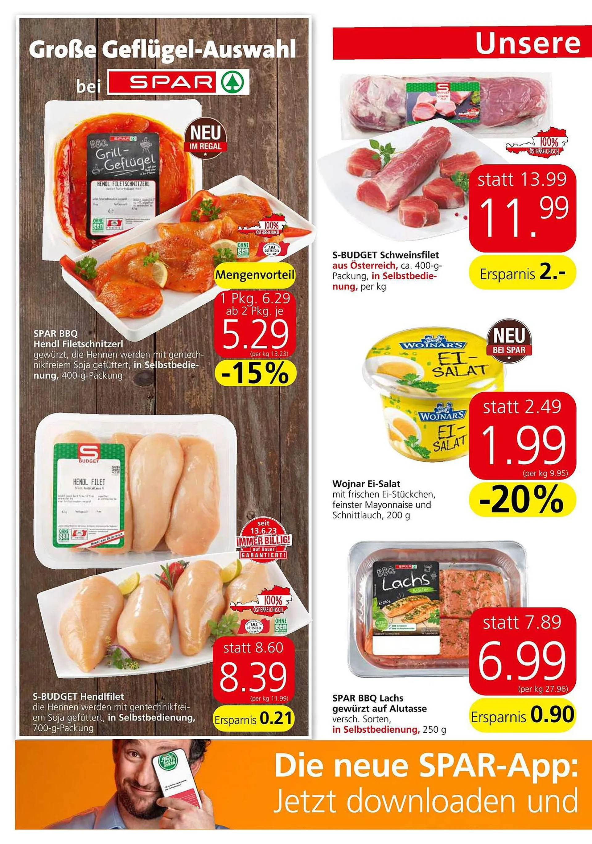 Spar Flugblatt von 24. August bis 30. August 2023 - Flugblätt seite  4