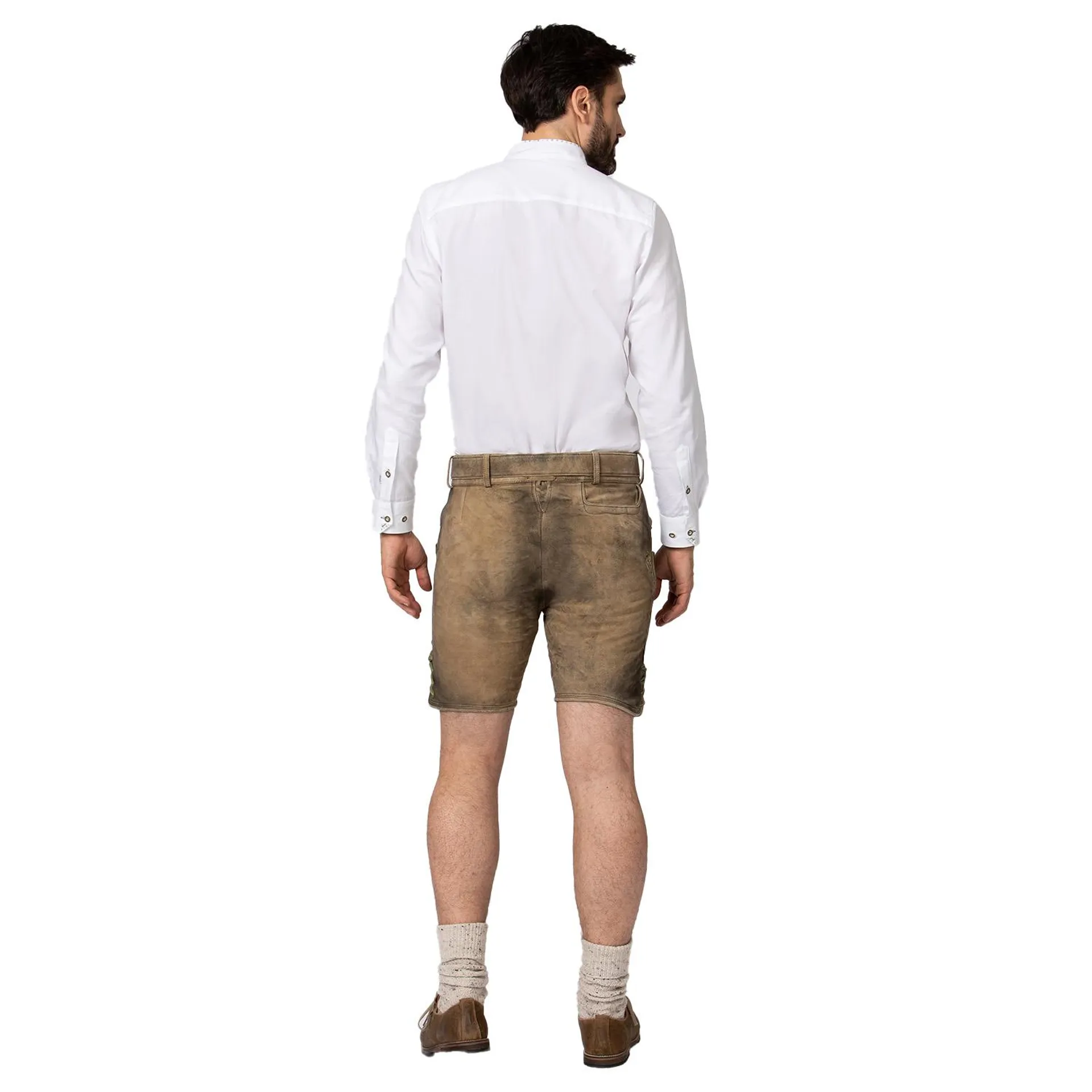 Herren Lederhose “Franz”, Grün