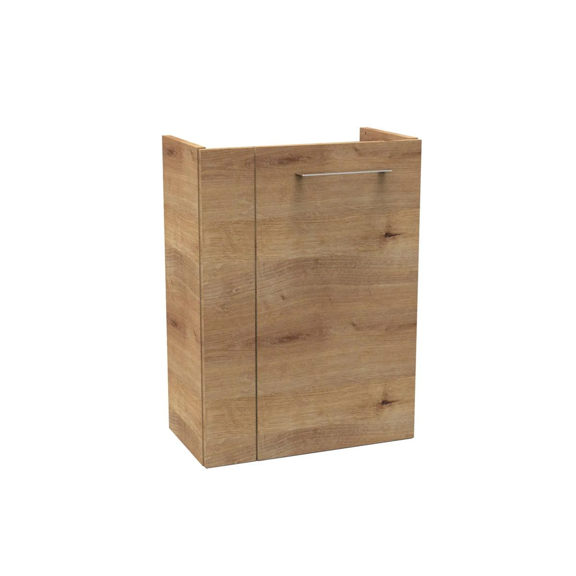 Fackelmann Gäste-WC Waschtischunterschrank rechts SBC 440 x 600 x 243 mm AstEiche