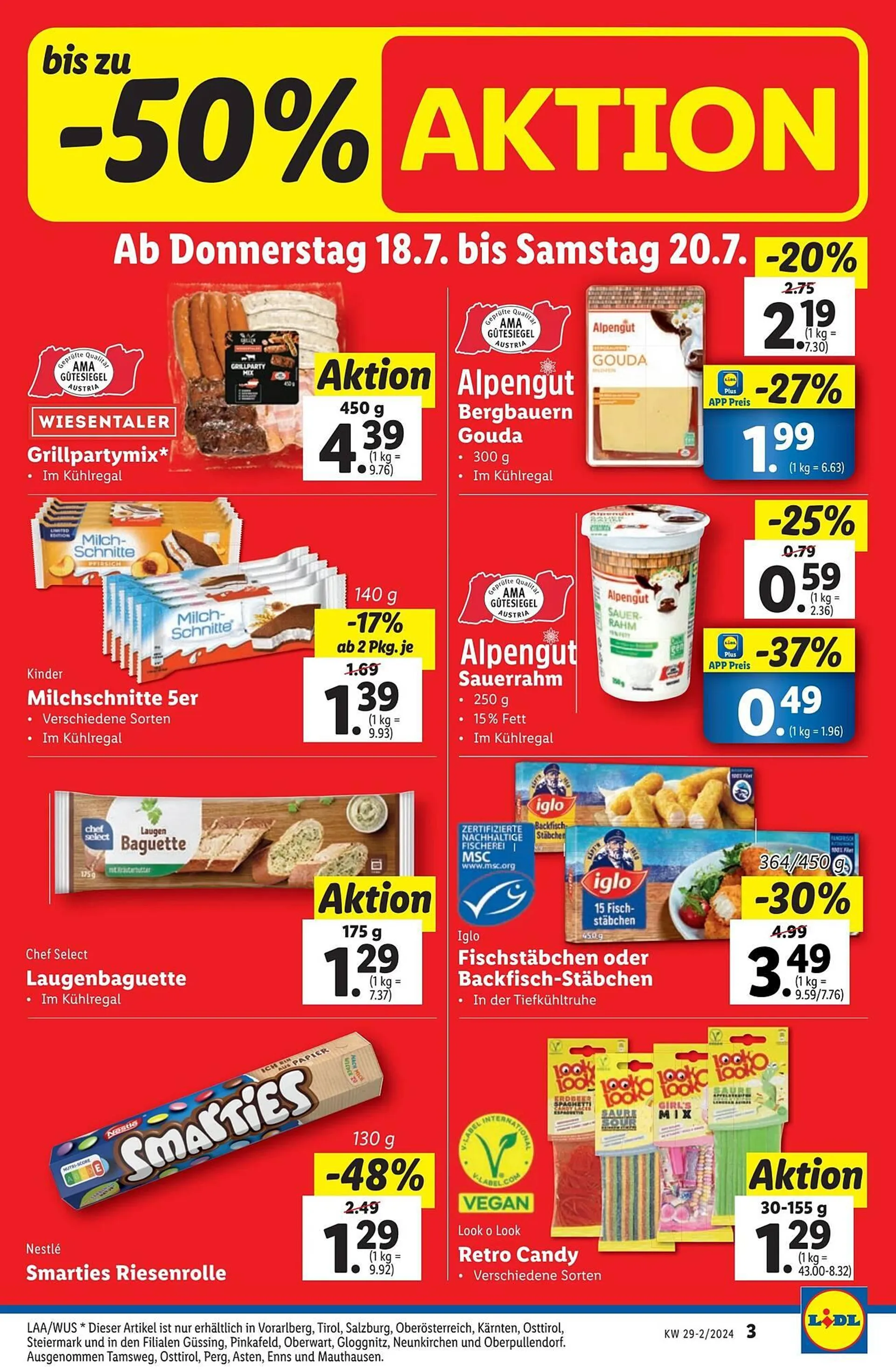 Lidl Flugblatt von 18. Juli bis 24. Juli 2024 - Flugblätt seite  3