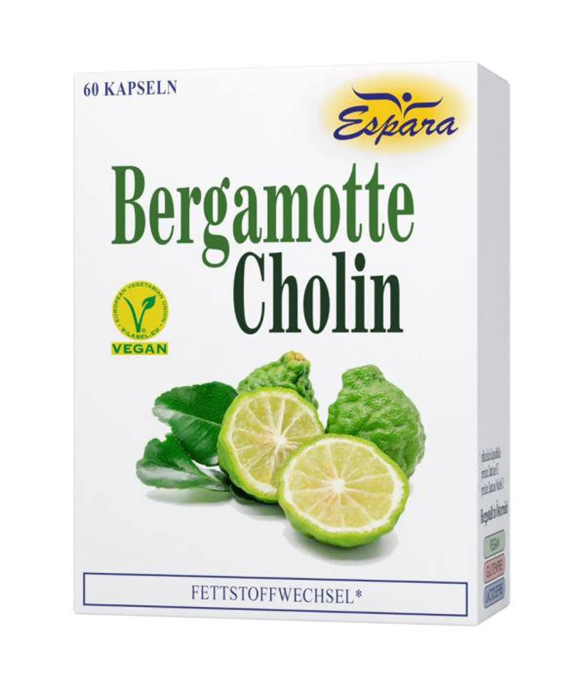 Espara Bergamotte-Cholin Kapseln 60St