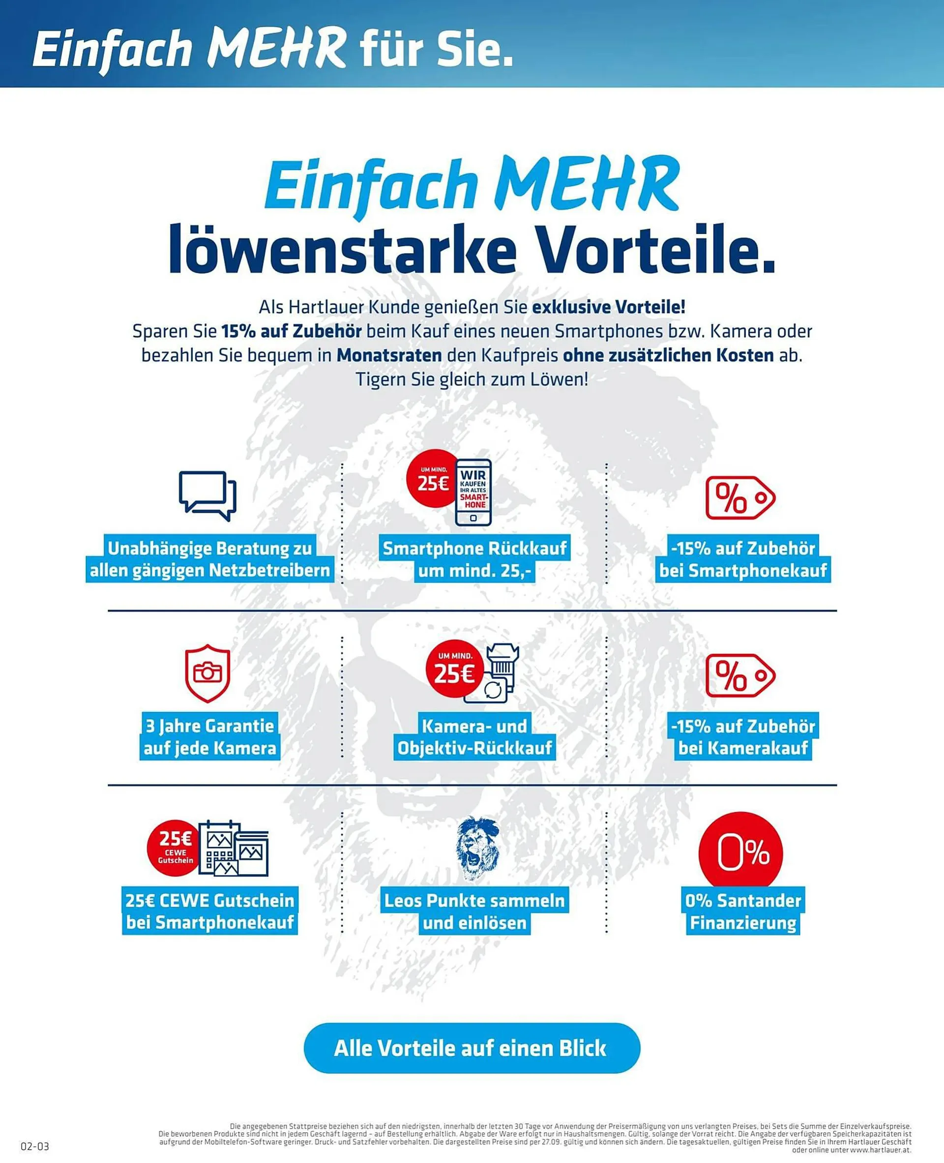 Hartlauer Flugblatt von 26. September bis 14. November 2023 - Flugblätt seite  2