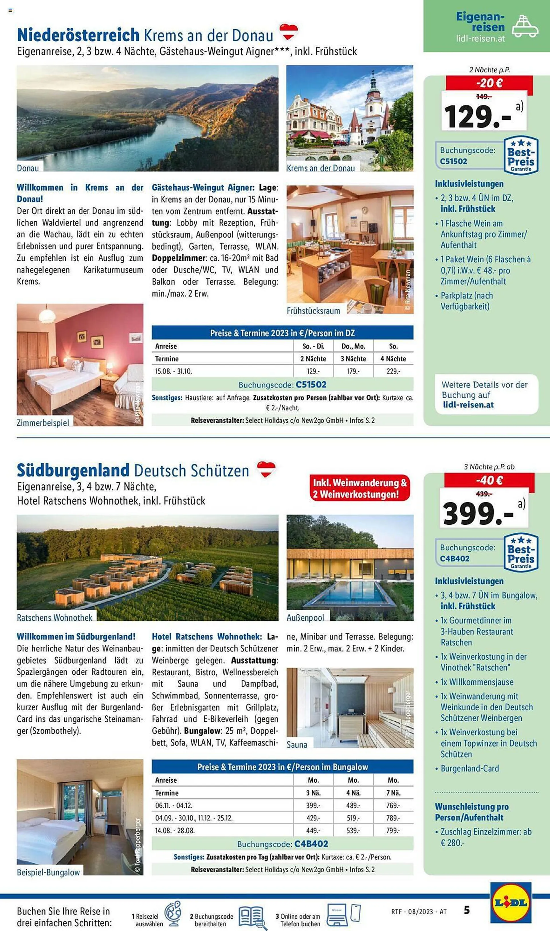 Lidl Flugblatt von 12. August bis 15. September 2023 - Flugblätt seite  5