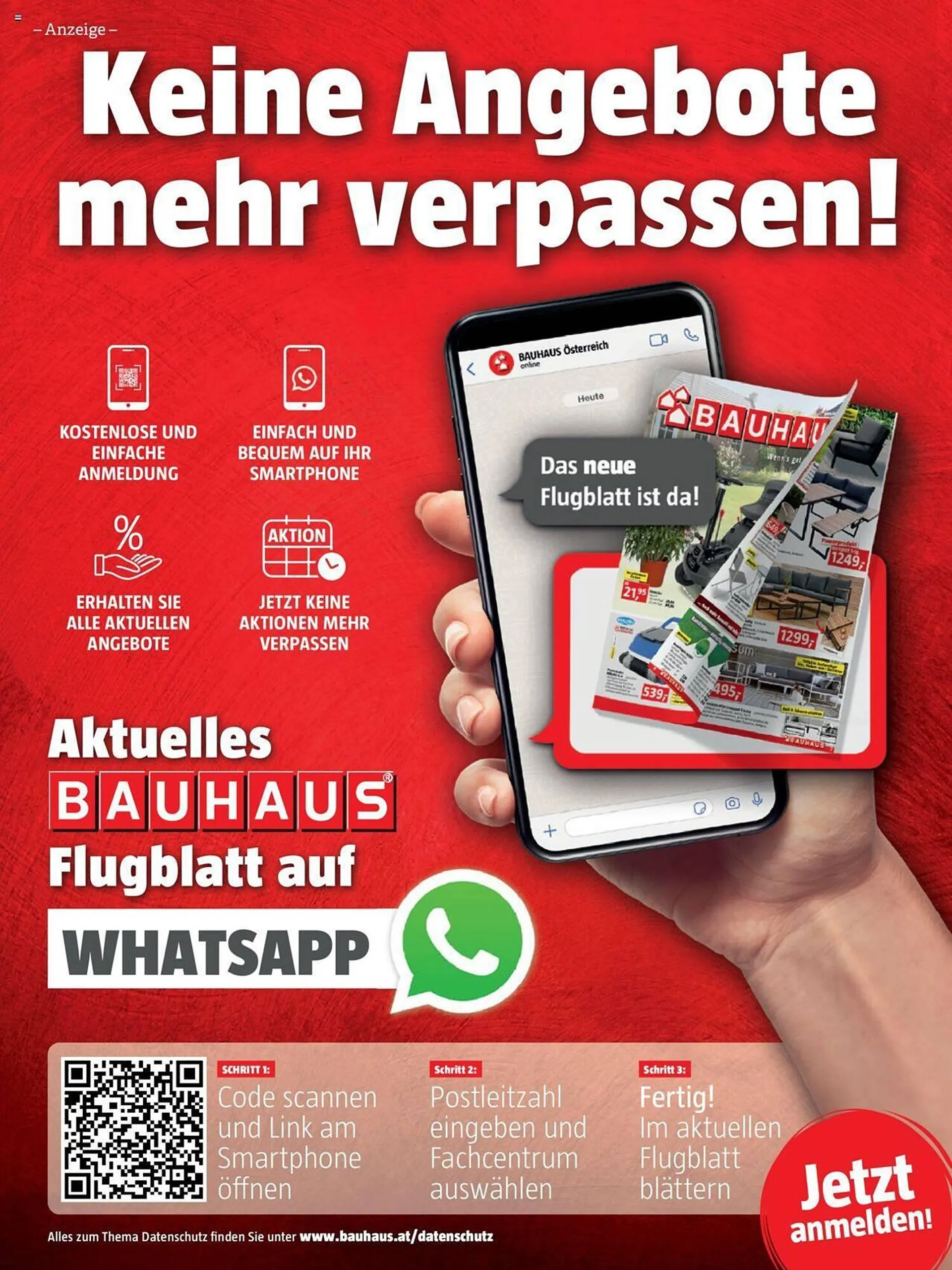 Bauhaus Flugblatt von 1. September bis 31. Dezember 2023 - Flugblätt seite  68