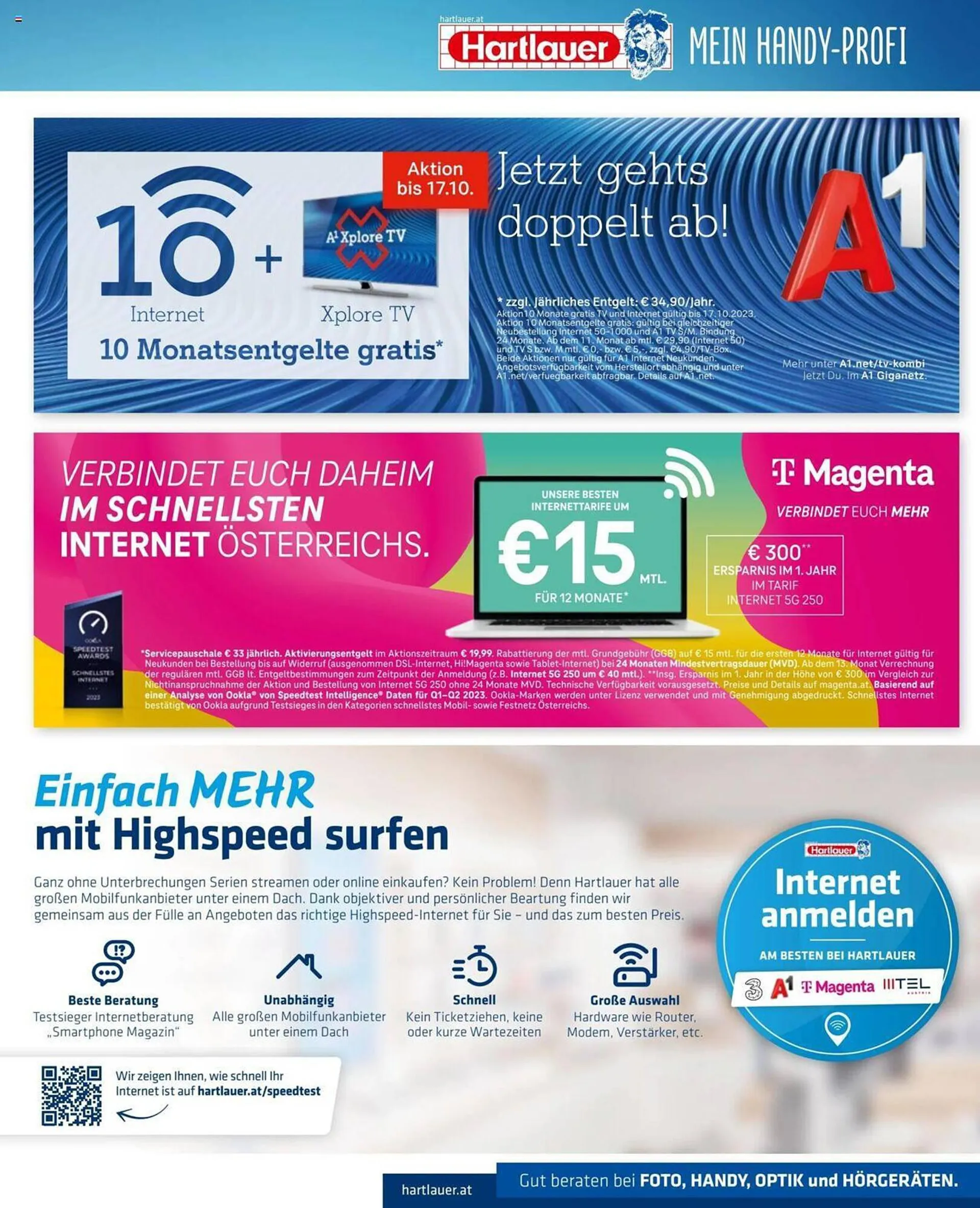Hartlauer Flugblatt von 24. September bis 31. Oktober 2023 - Flugblätt seite  9