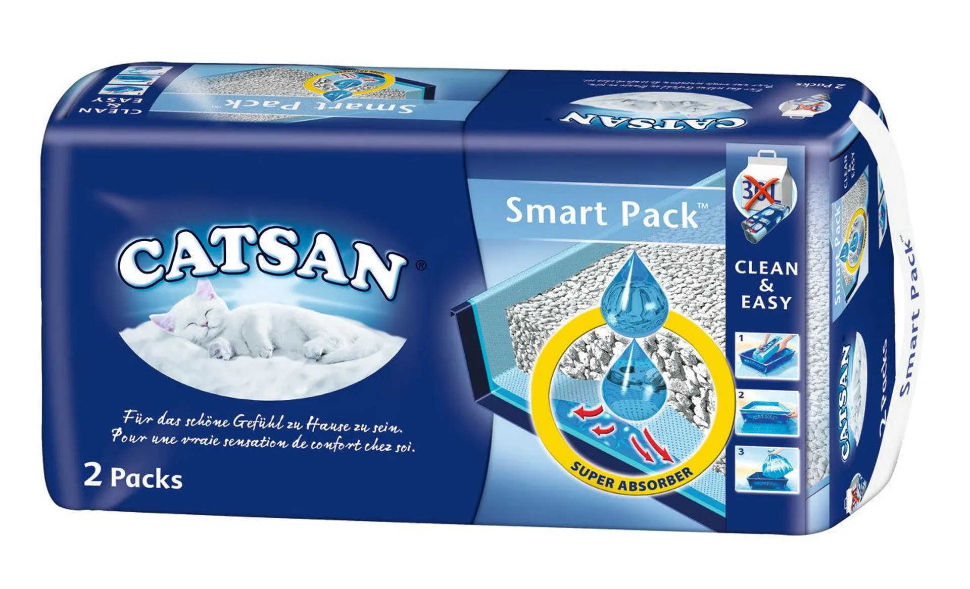 Catsan Smartpack Katzenstreu 2 Stück