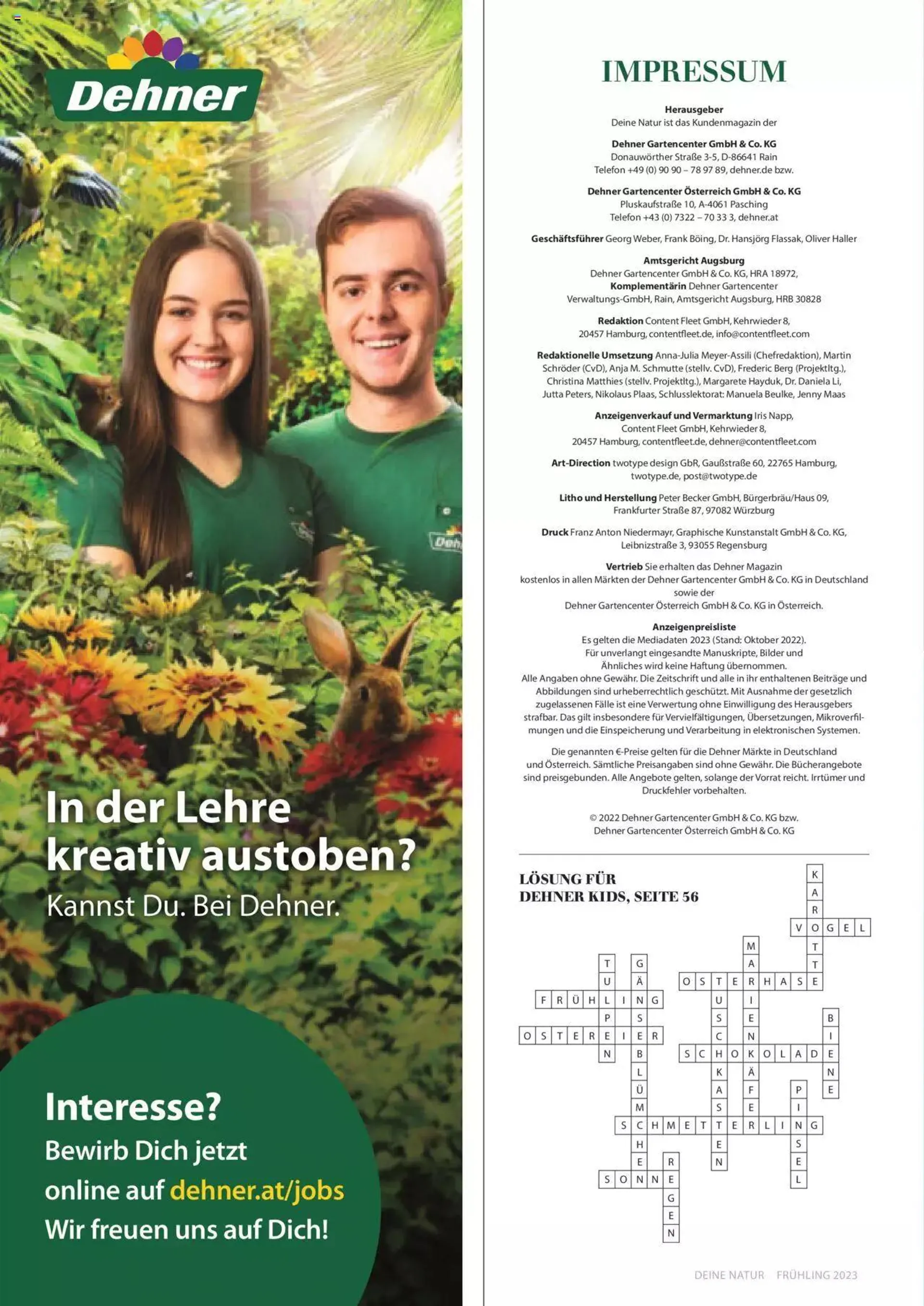 Dehner Flugblatt von 3. März bis 31. Dezember 2023 - Flugblätt seite  98