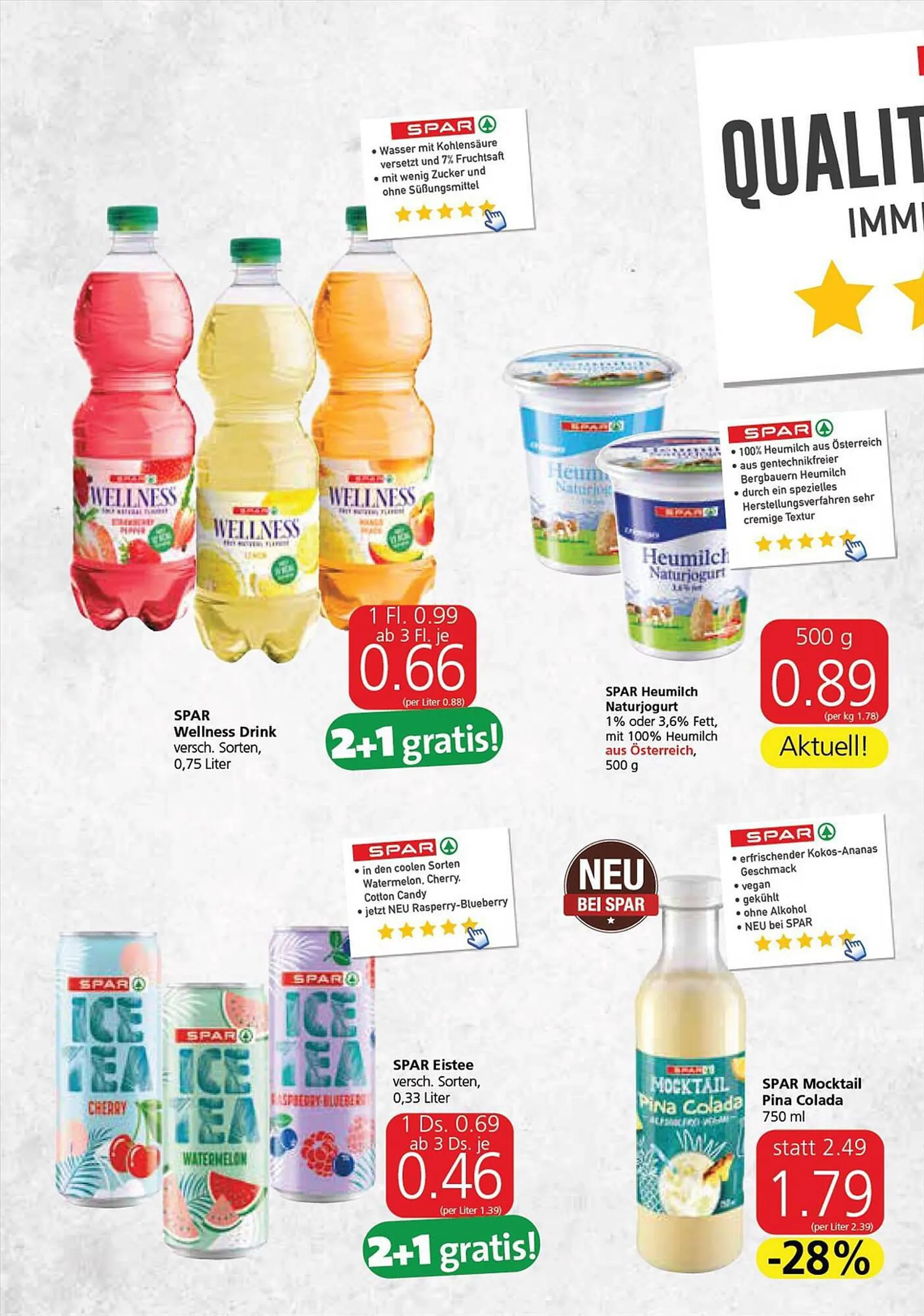 Spar Flugblatt von 23. August bis 30. August 2023 - Flugblätt seite  2