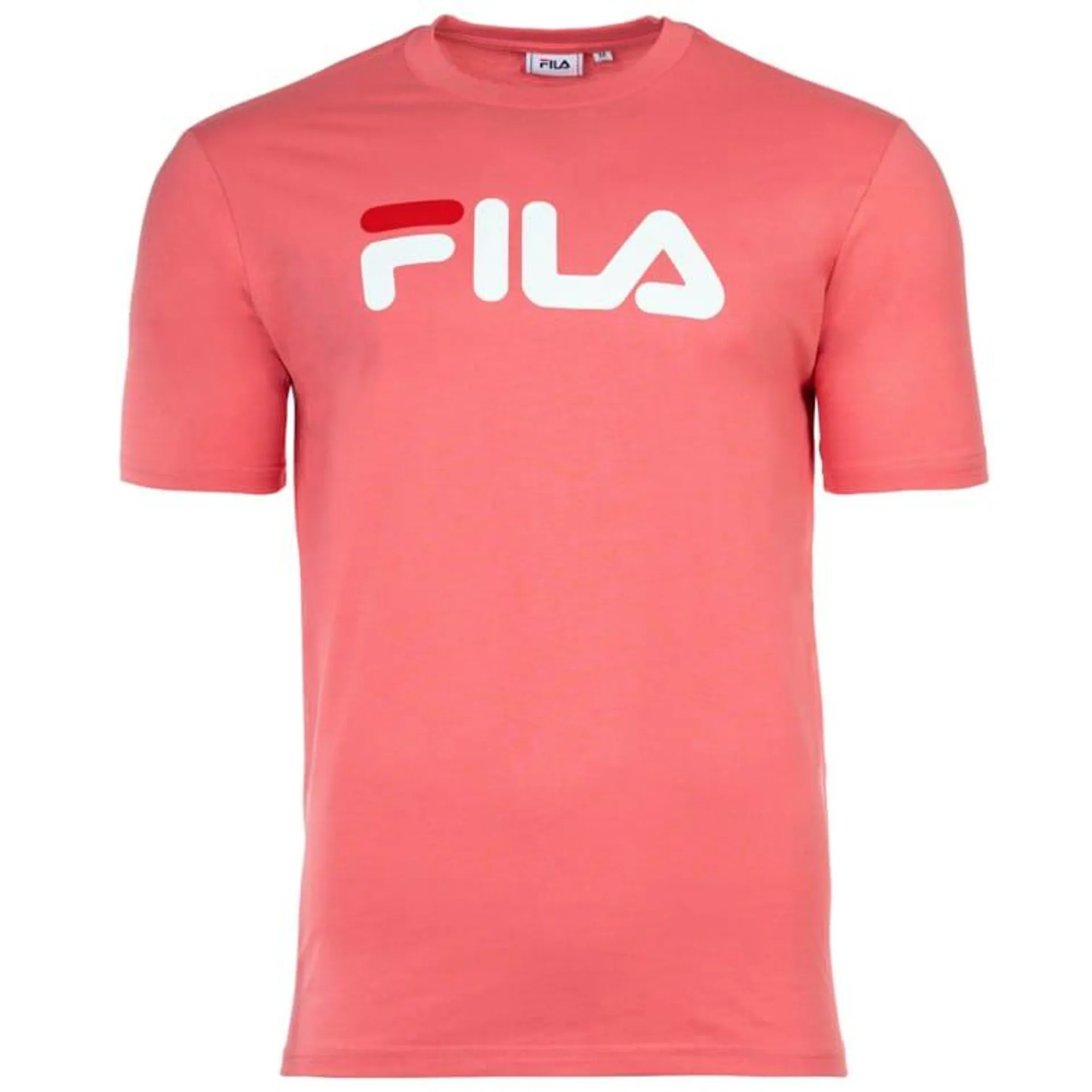 Fila Unisex T-Shirt - Bellano Tee, Rundhals, Kurzarm, Baumwolle, Logo