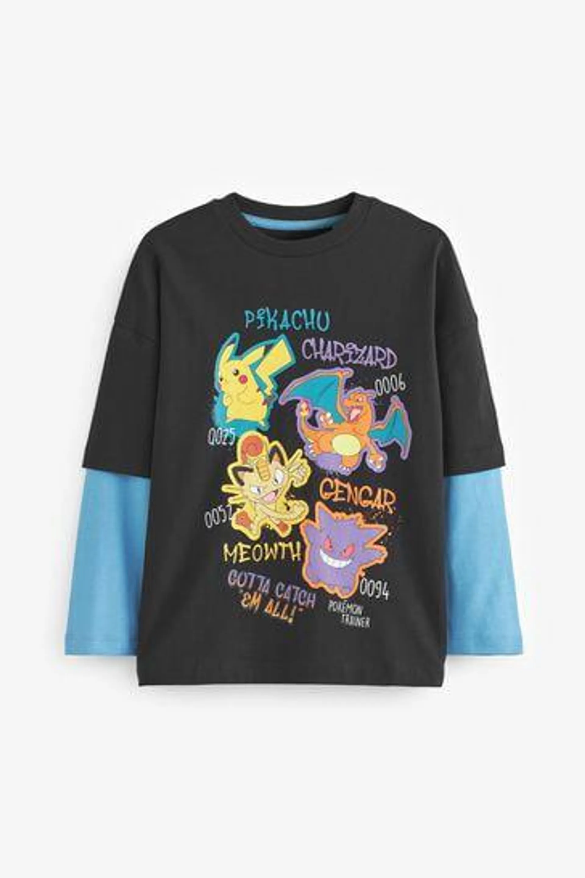Pokémon Langärmeliges Shirt (4–16 Jahre)