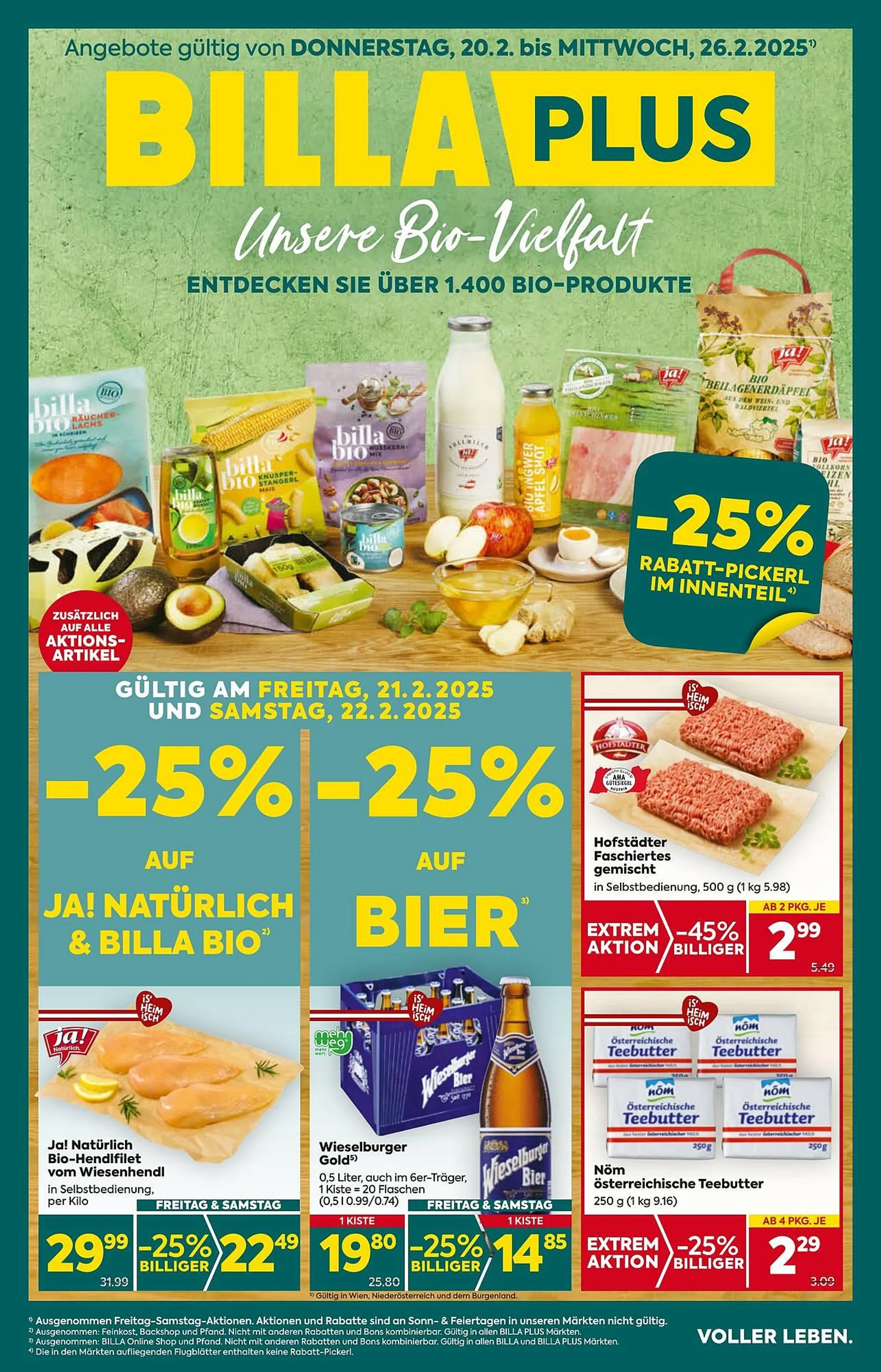 Billa Corso Flugblatt - 1
