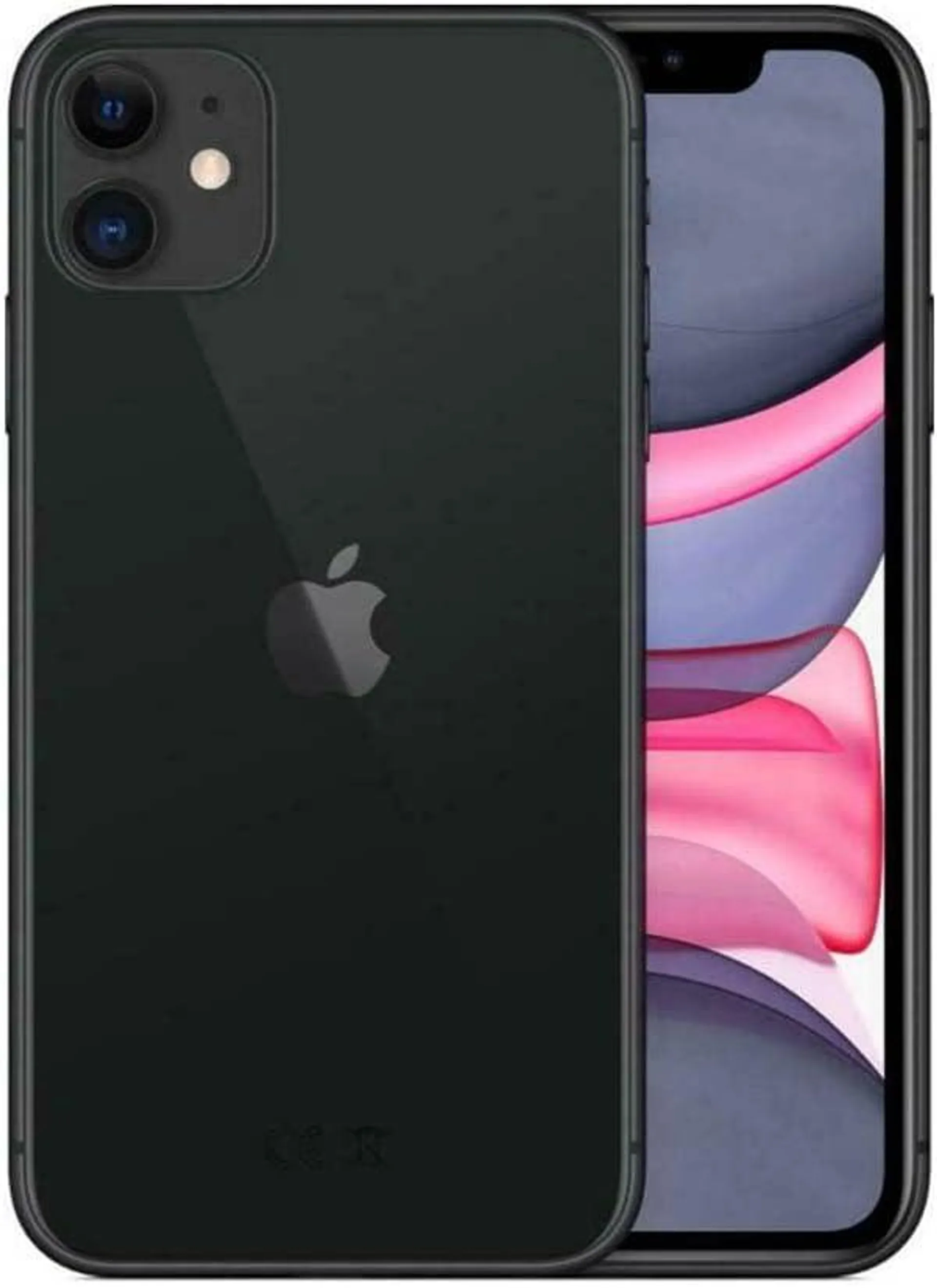 Apple iPhone 11 64GB, Schwarz - (Generalüberholt)