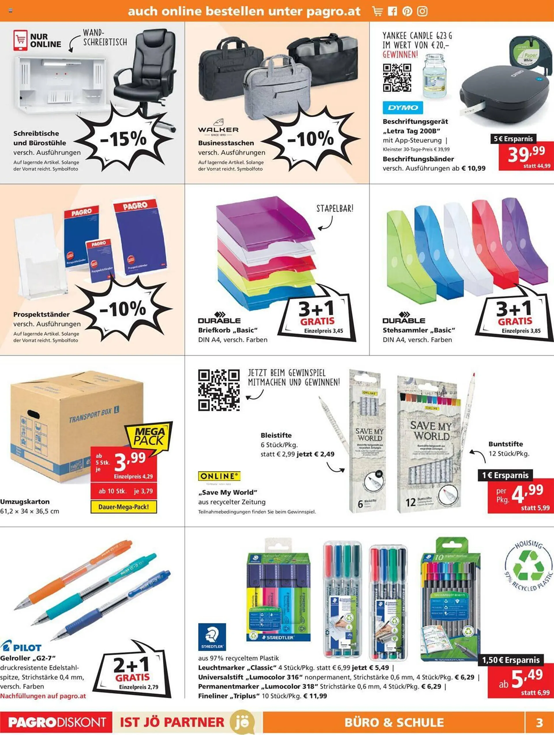 Pagro Diskont Flugblatt von 21. September bis 27. September 2023 - Flugblätt seite  3