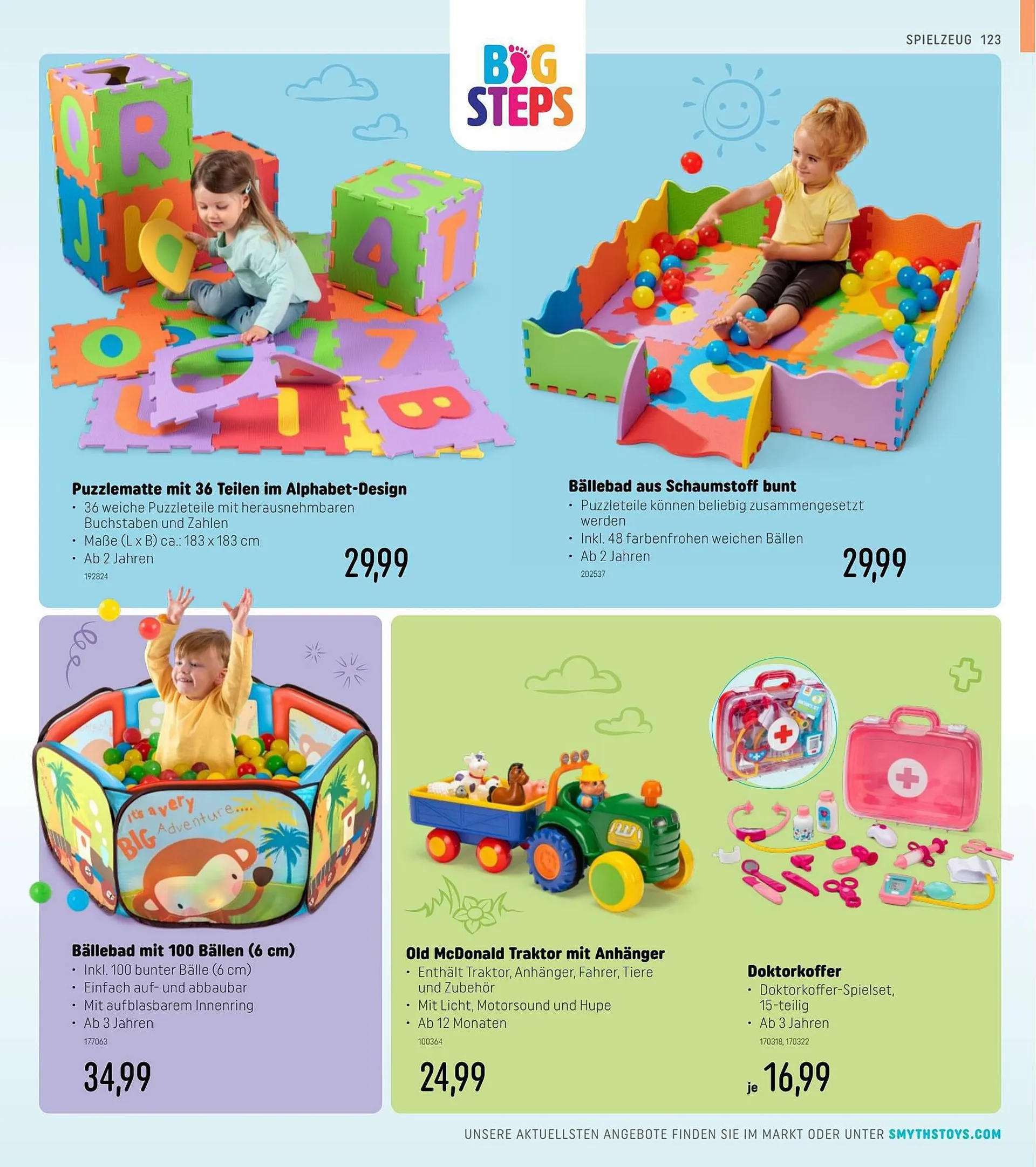 Smyths Toys Flugblatt von 6. Juli bis 30. November 2023 - Flugblätt seite  123