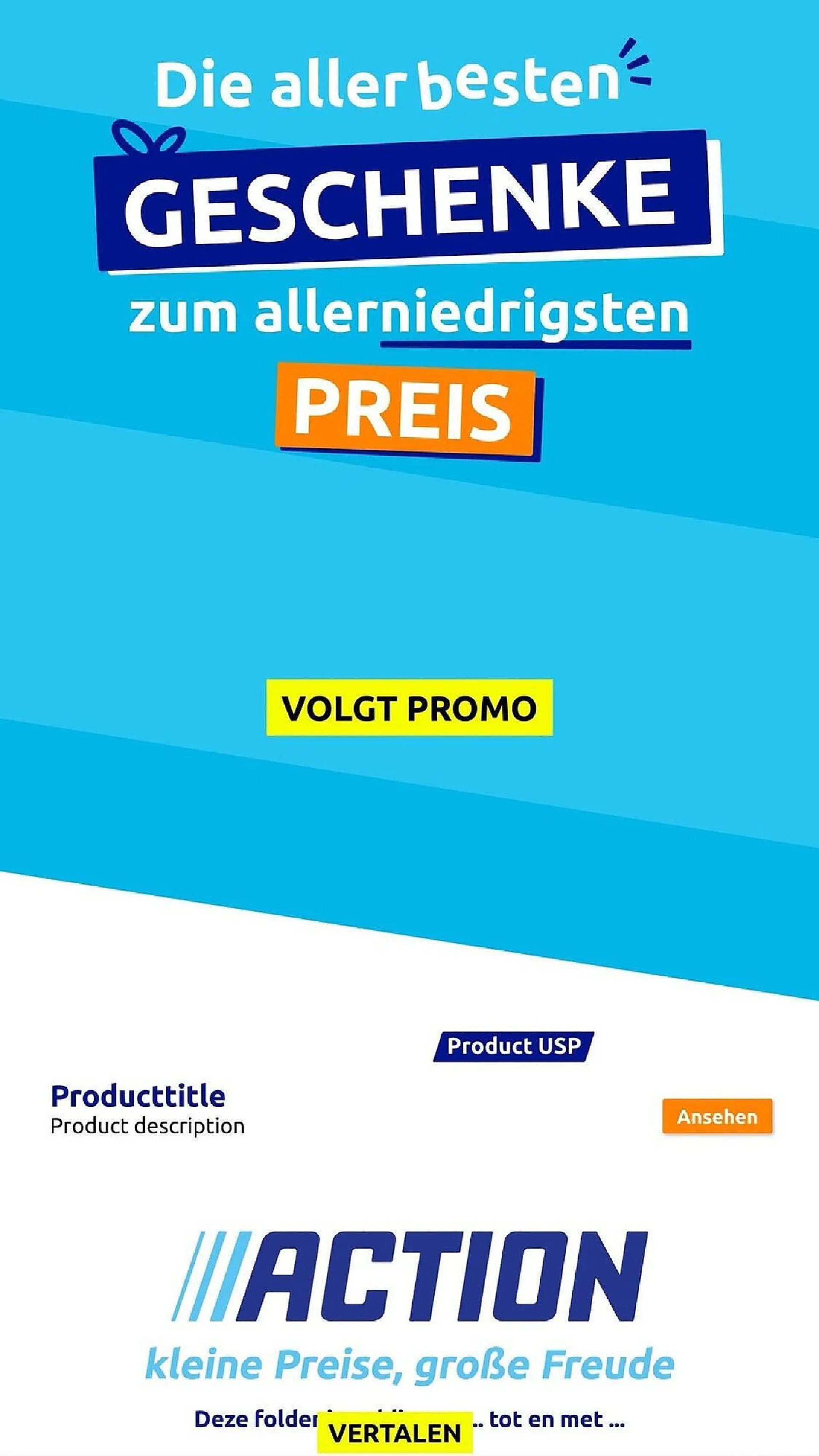 Action Flugblatt von 27. September bis 3. Oktober 2023 - Flugblätt seite  1