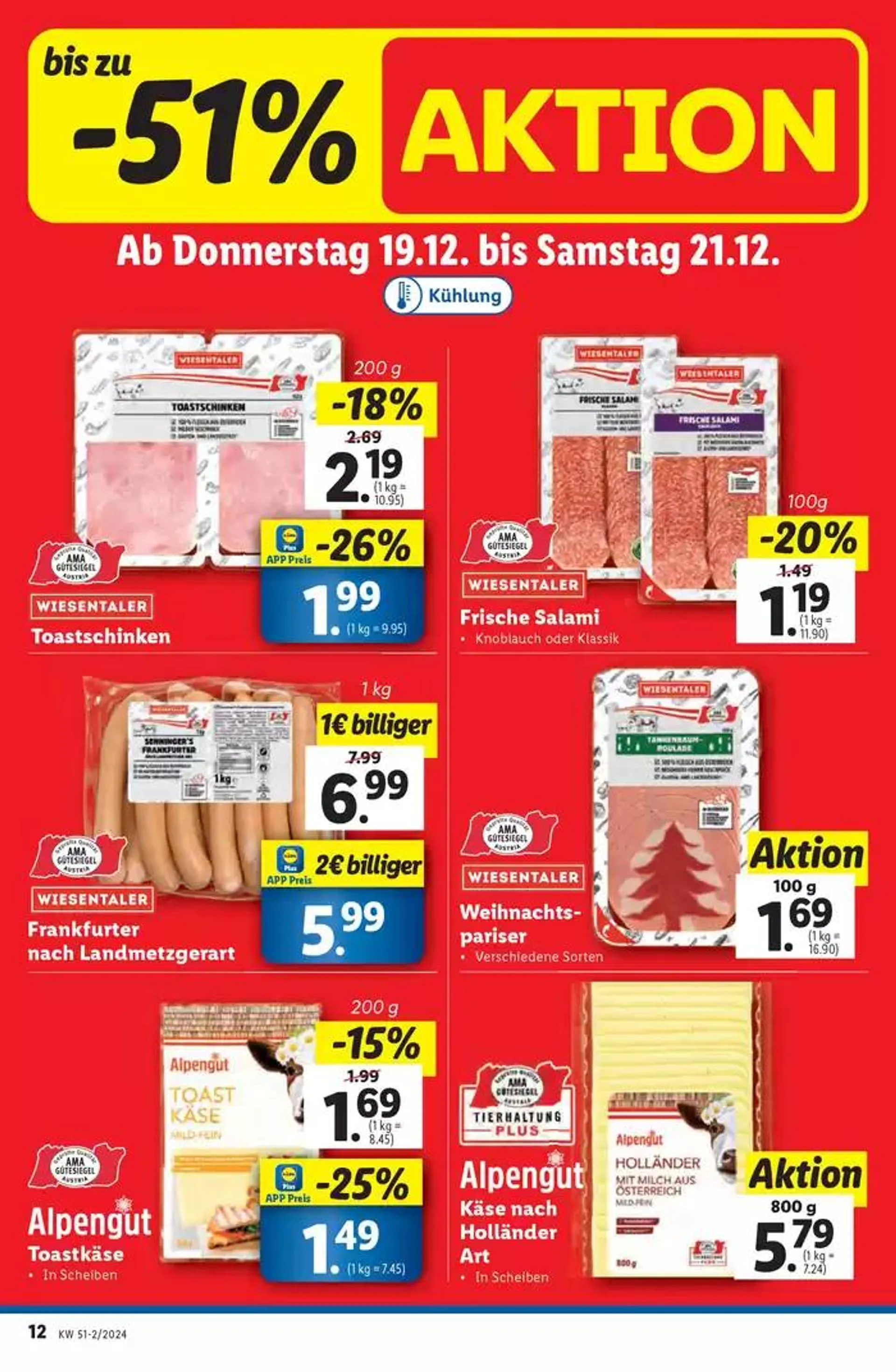 Tolles Angebot für alle Kunden von 19. Dezember bis 24. Dezember 2024 - Flugblätt seite  12