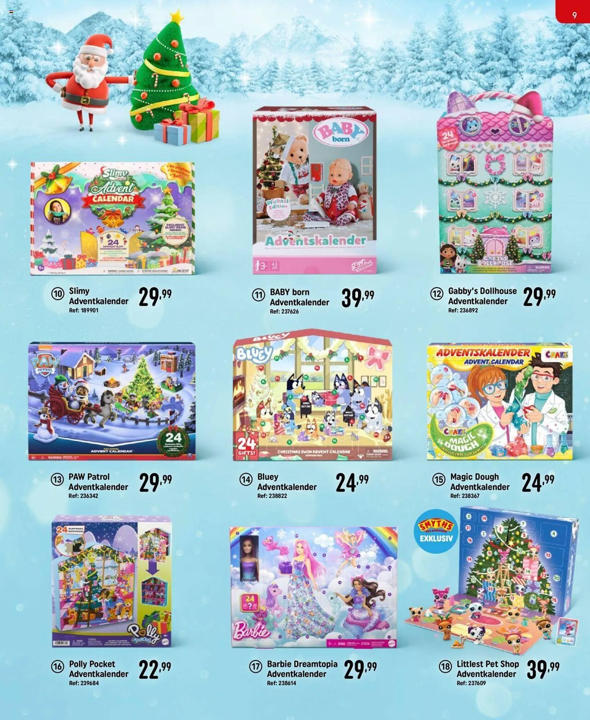 Smyths Toys Flugblatt von 25. September bis 13. Dezember 2024 - Flugblätt seite  9