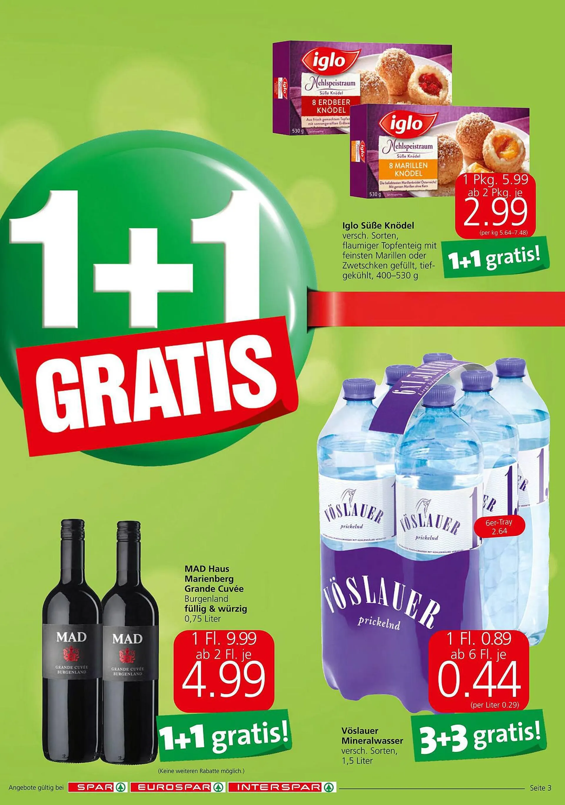 Spar Flugblatt von 21. September bis 27. September 2023 - Flugblätt seite  3