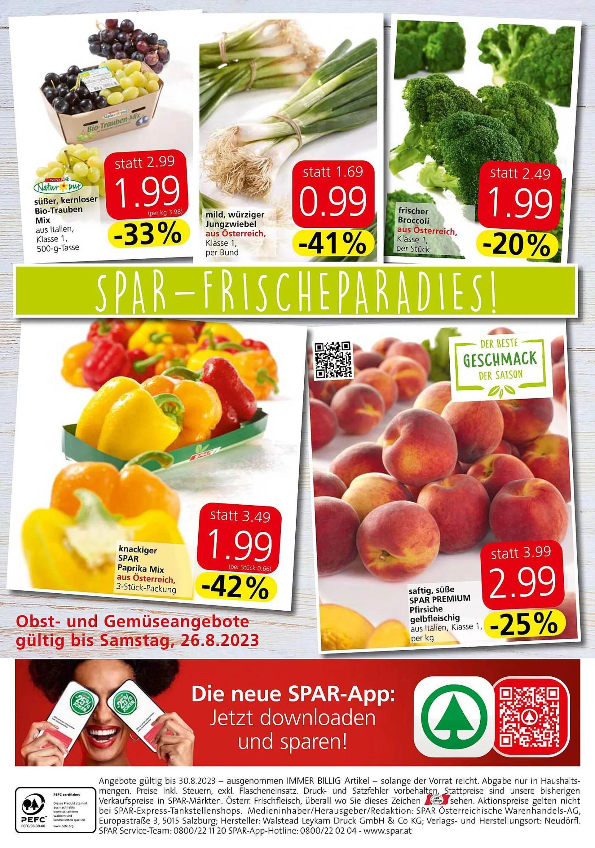 Spar Flugblatt von 24. August bis 30. August 2023 - Flugblätt seite  12