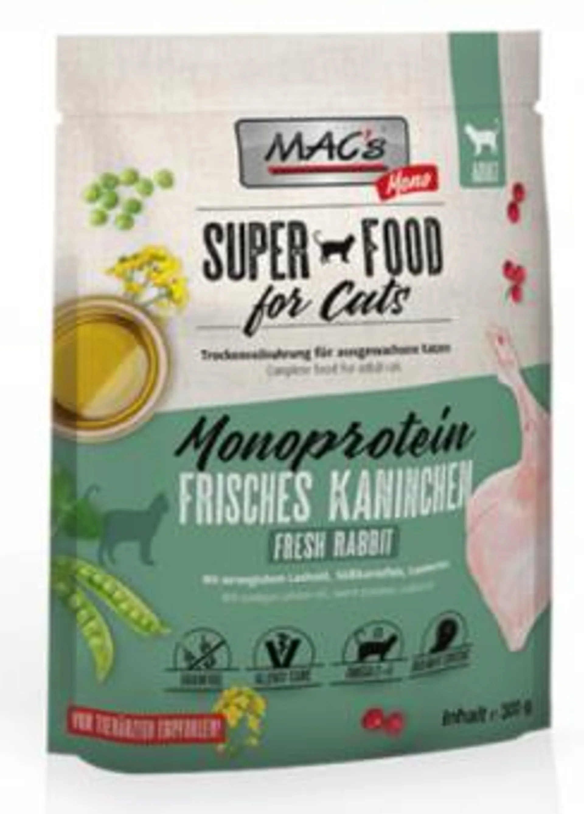 MAC's Cat Adult Monoprotein 300g mit Kaninchen