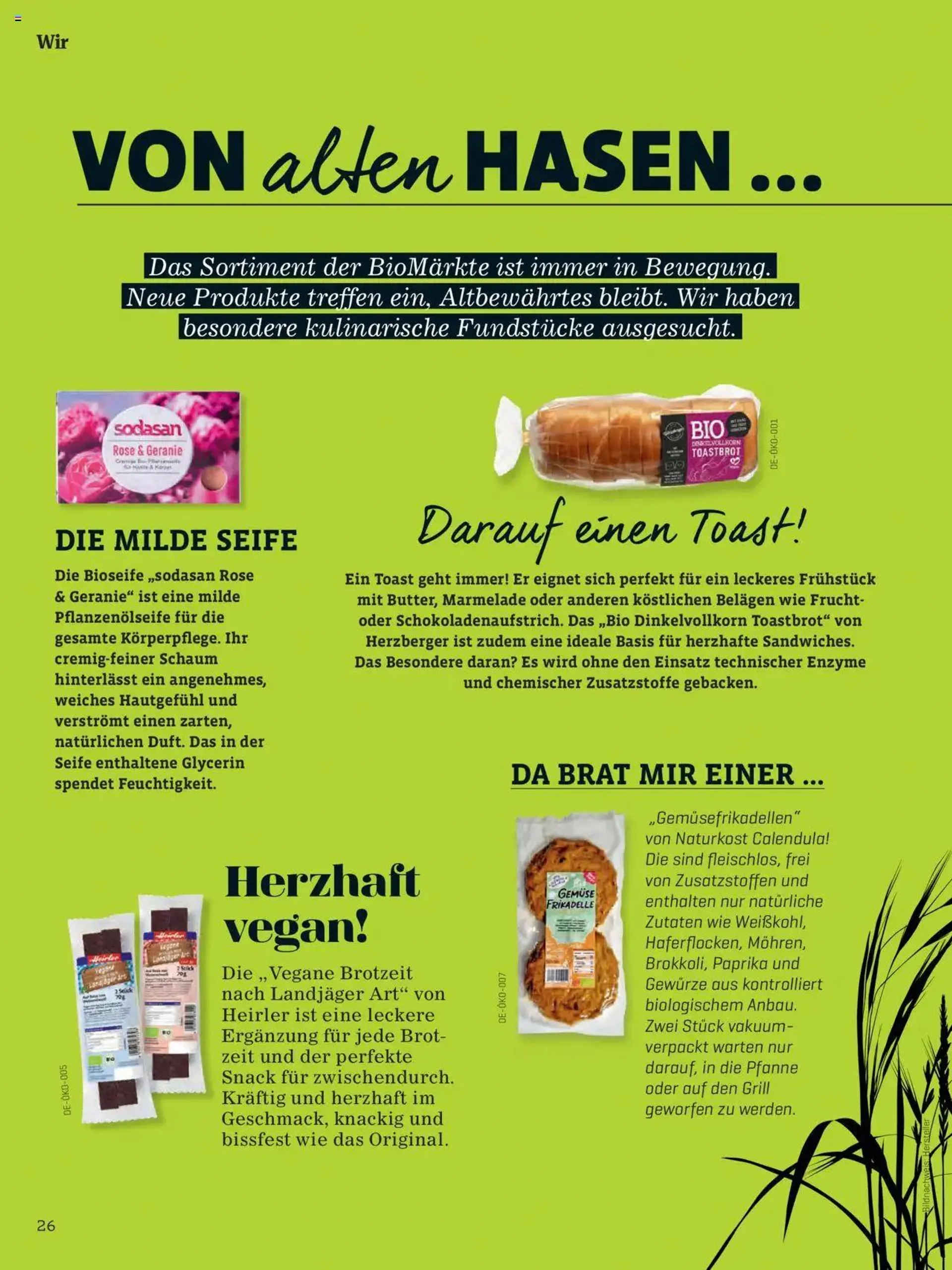 Denns BioMarkt KREO Magazin von 16. Juli bis 31. Dezember 2024 - Flugblätt seite  26