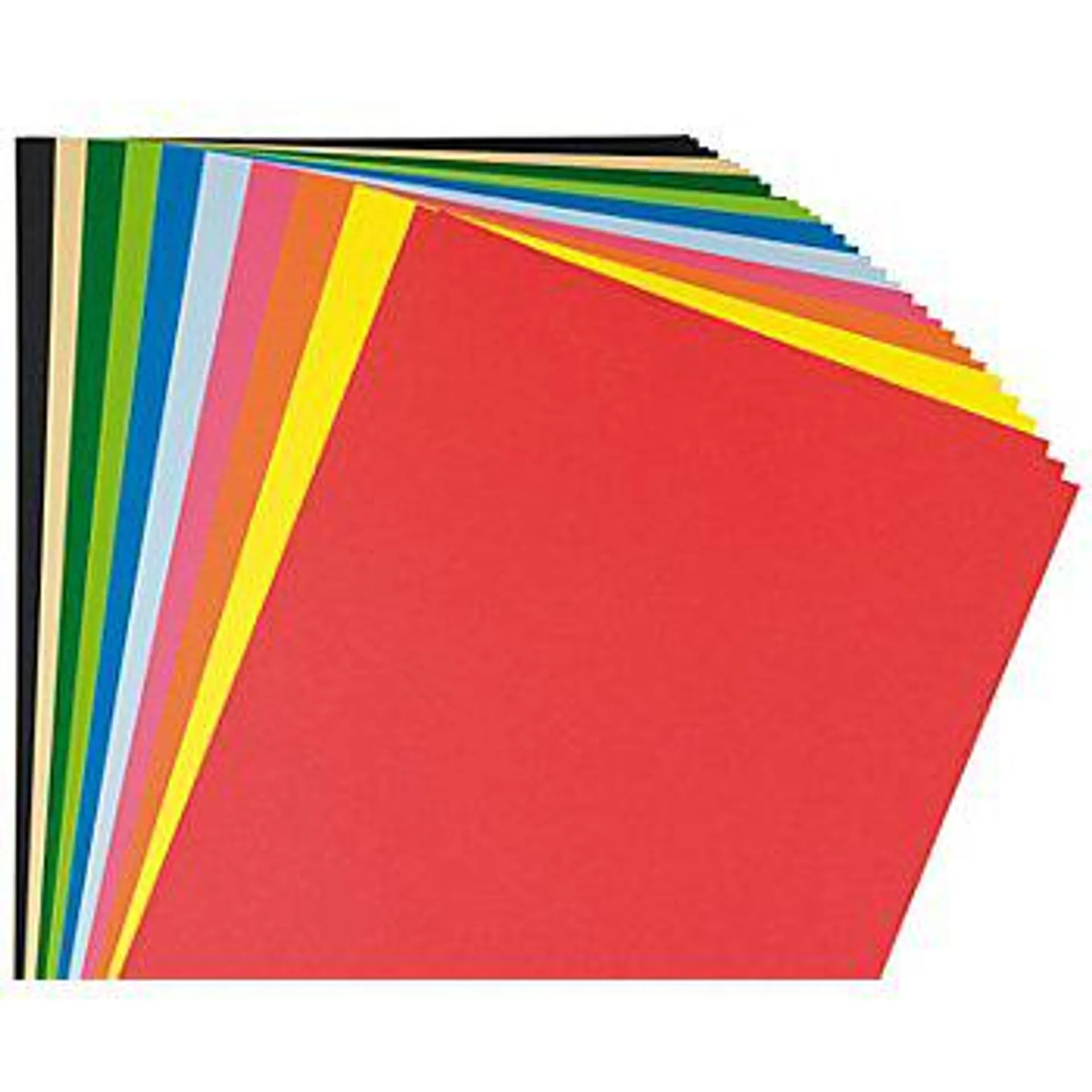 Fotokarton, bunt, 21 x 29,7 cm, 50 Blatt