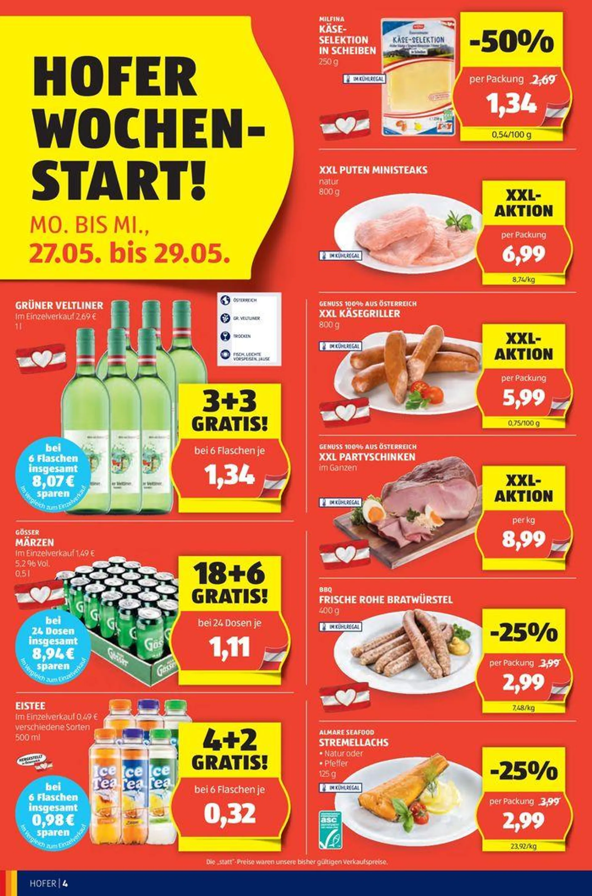 Blättern Sie online im HOFER Flugblatt von 22. Mai bis 5. Juni 2024 - Flugblätt seite  6