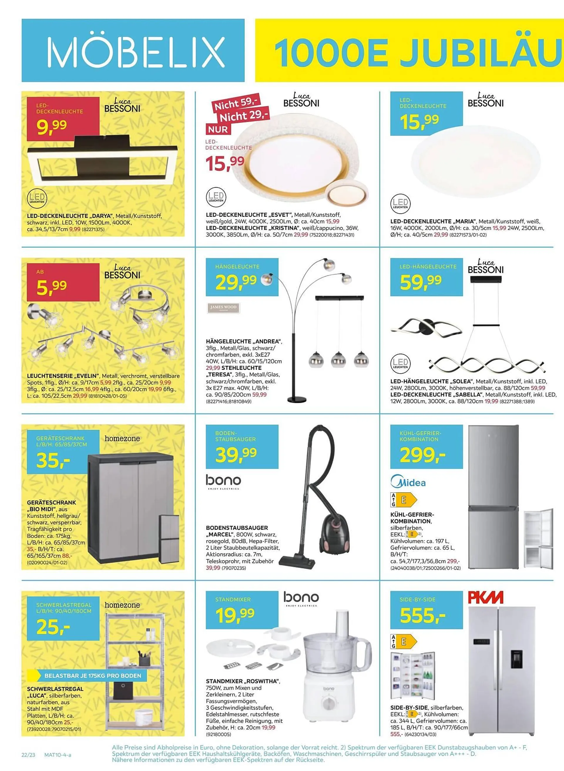 Möbelix Flugblatt von 30. September bis 9. Oktober 2024 - Flugblätt seite  22
