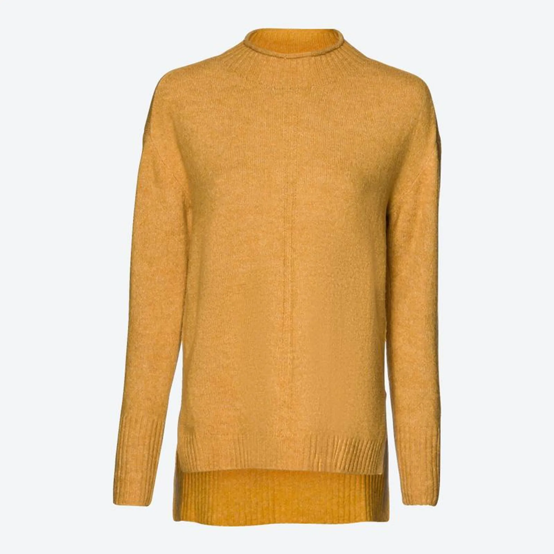 Damen-Pullover mit Rollkante